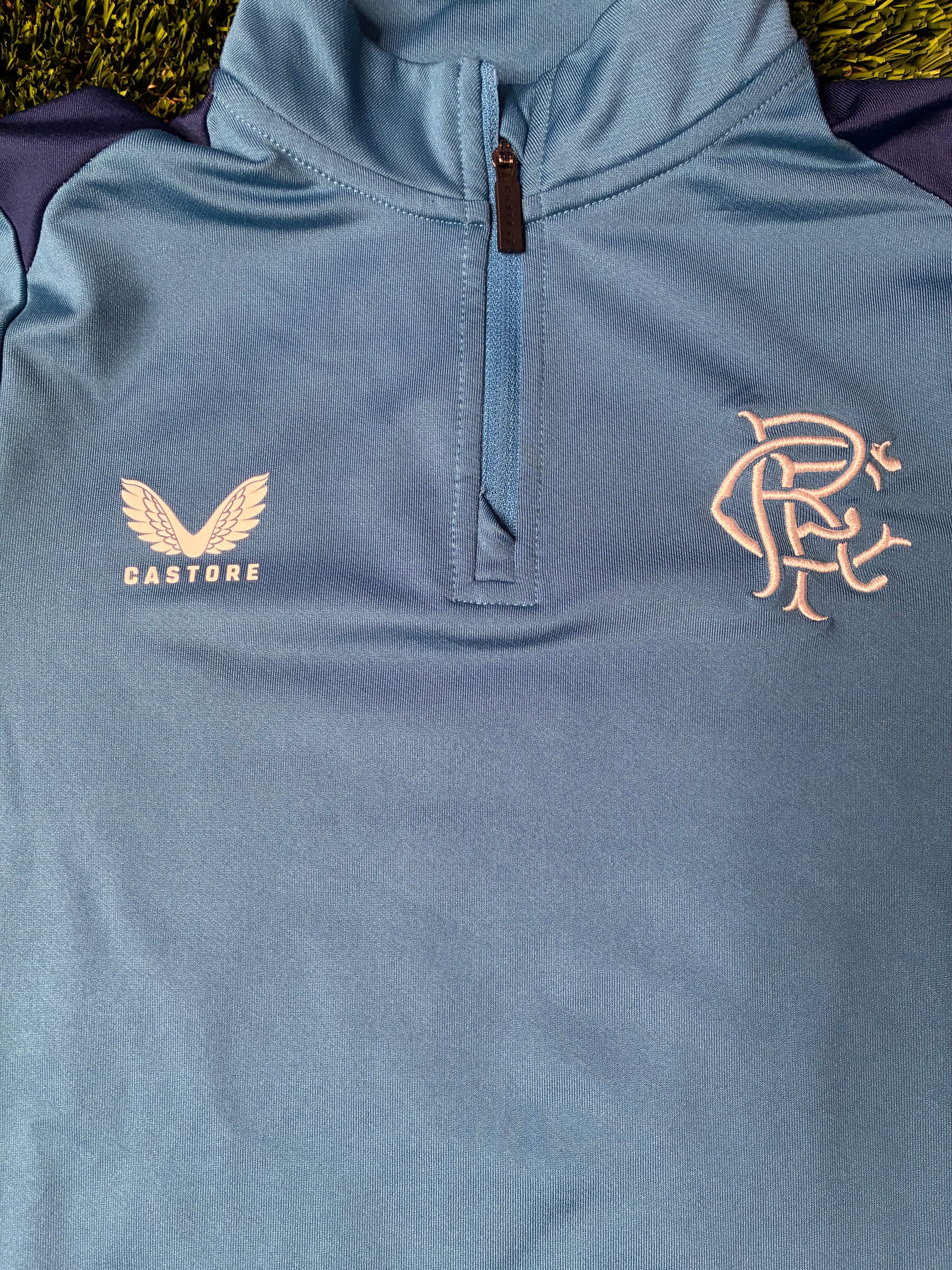 Castore Rangers FC Warm Up Jacket Size Youth Small