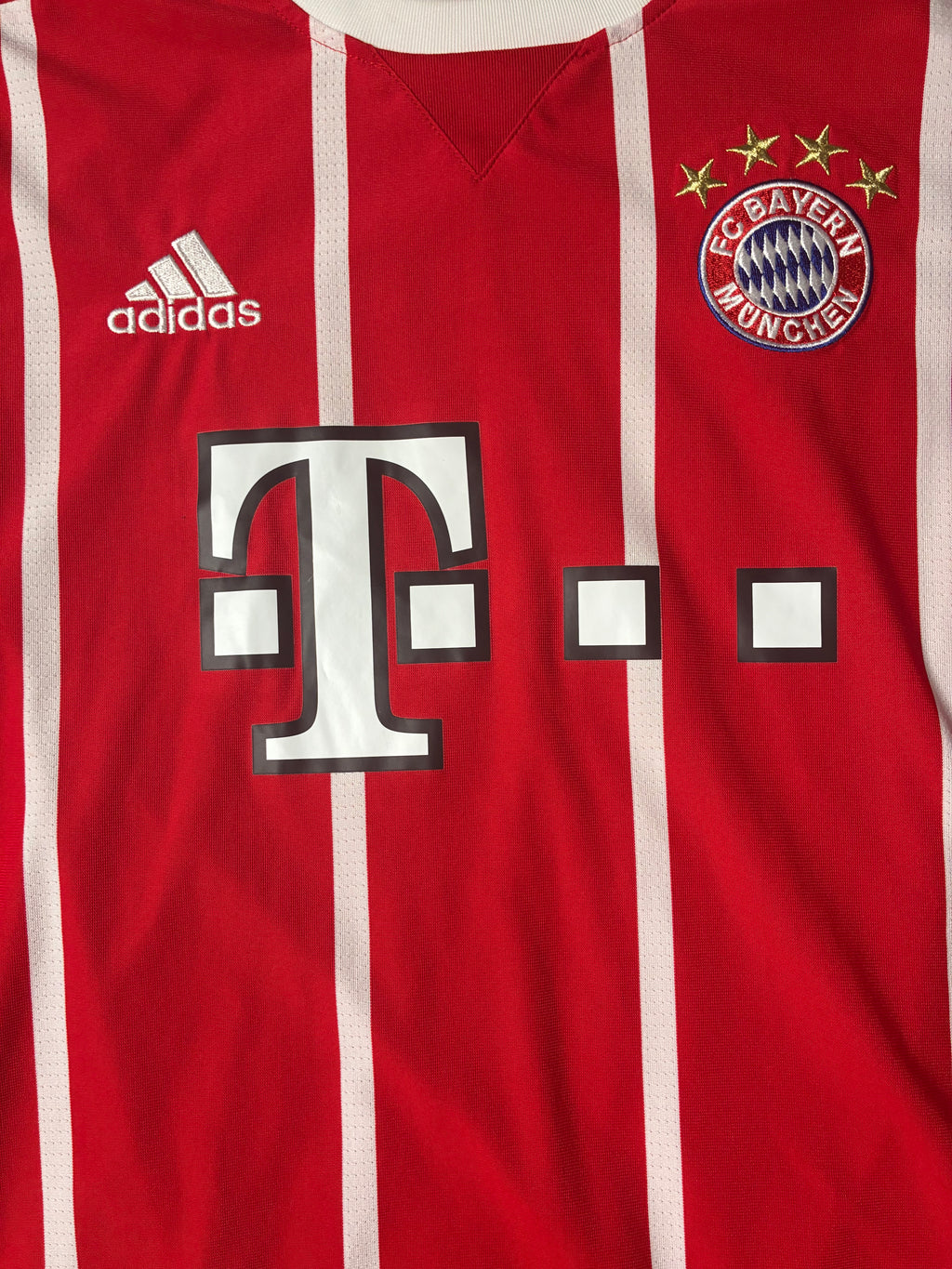 Adidas Bayern Munich 17/18 Home Jersey Long Sleeve Size Men's Small