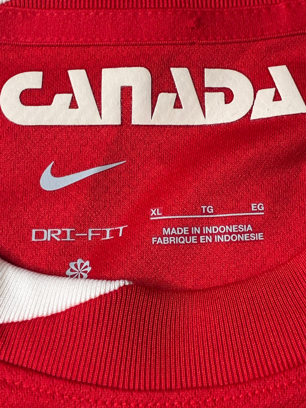 Nike Canada 24/25 Home Jersey Size Men's XL