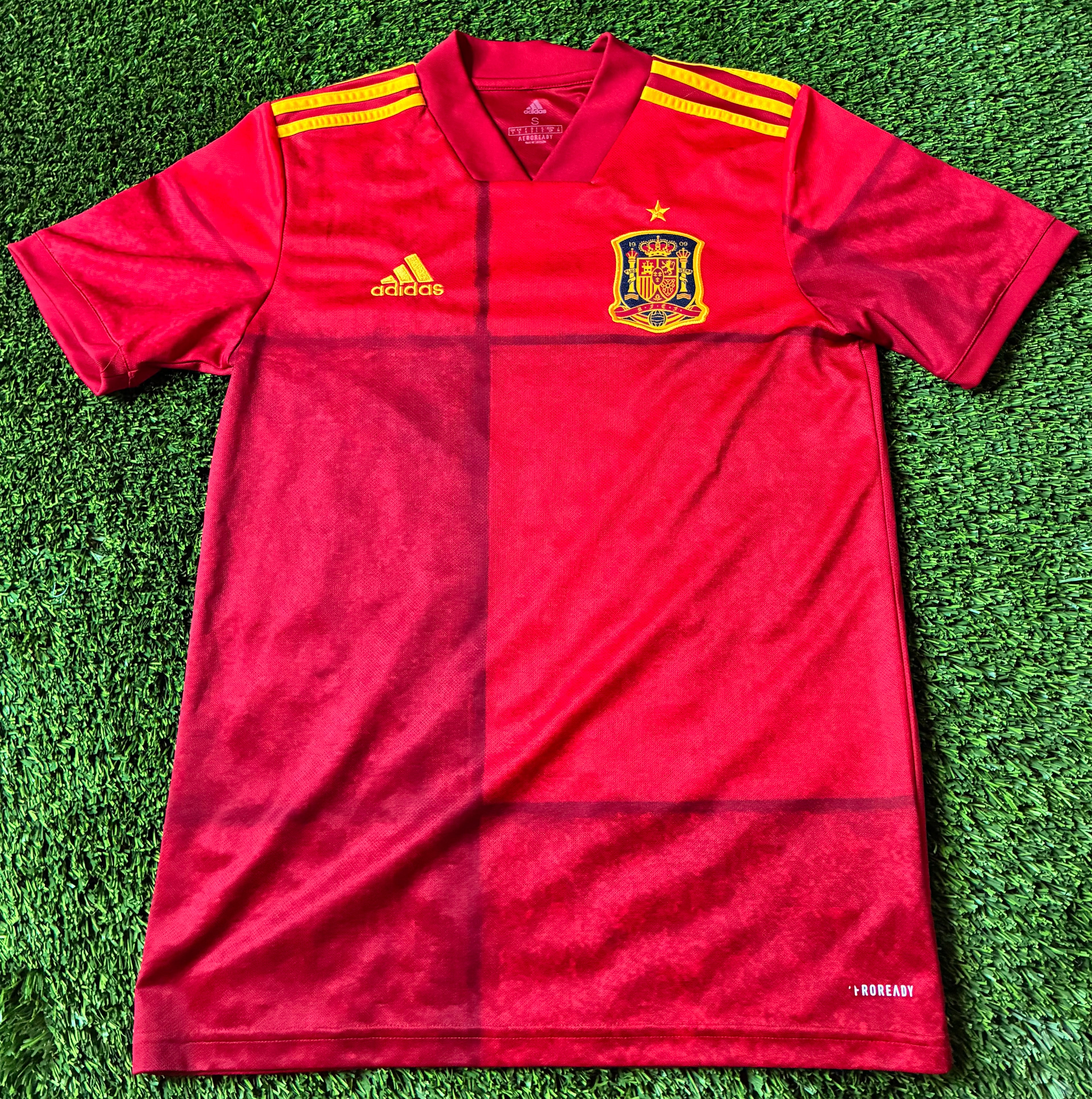 Adidas Spain 20/21 Home Jersey Size Men’s Small