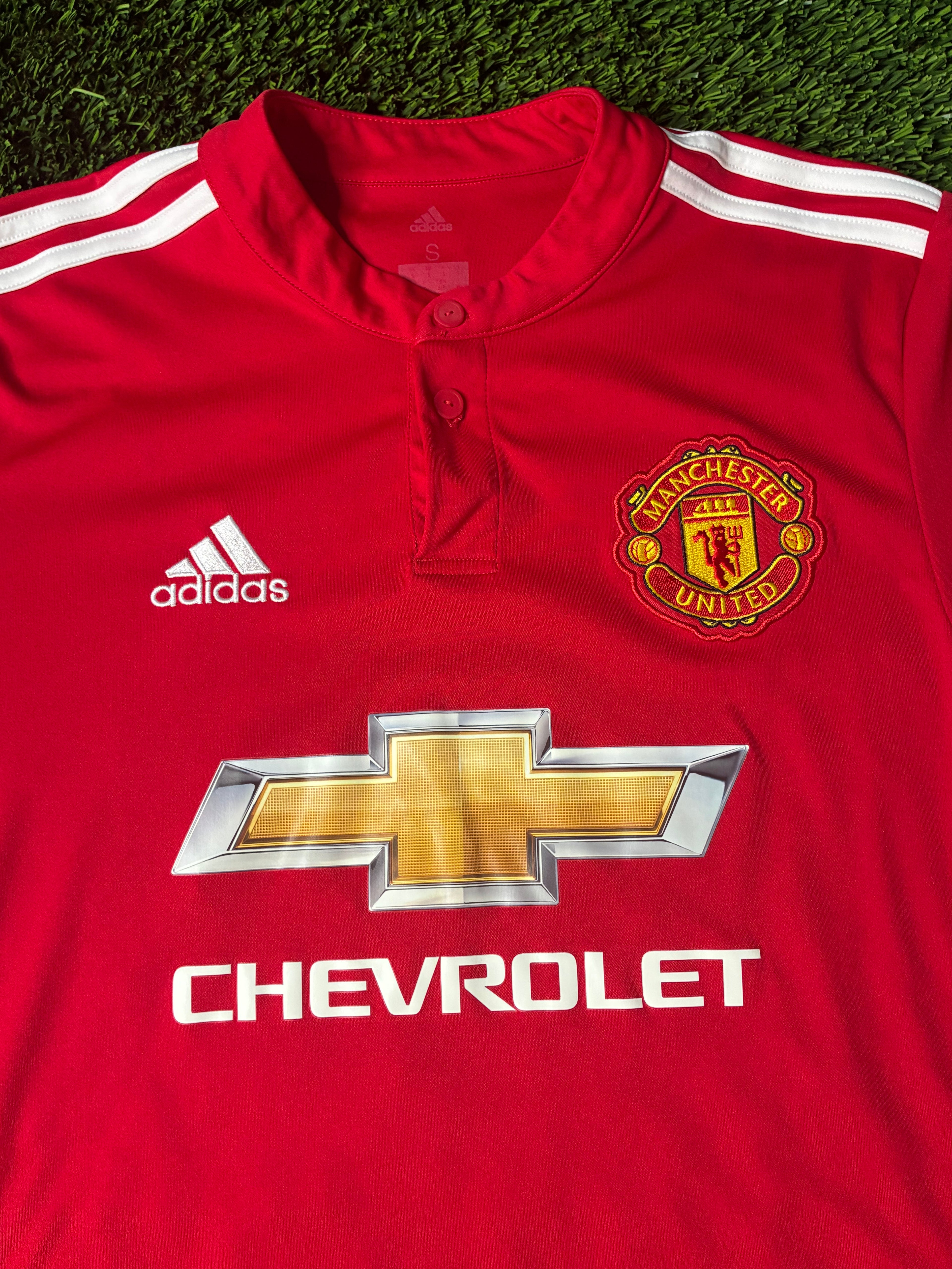 Adidas Manchester United 17/18 Home Jersey Size Men's Small