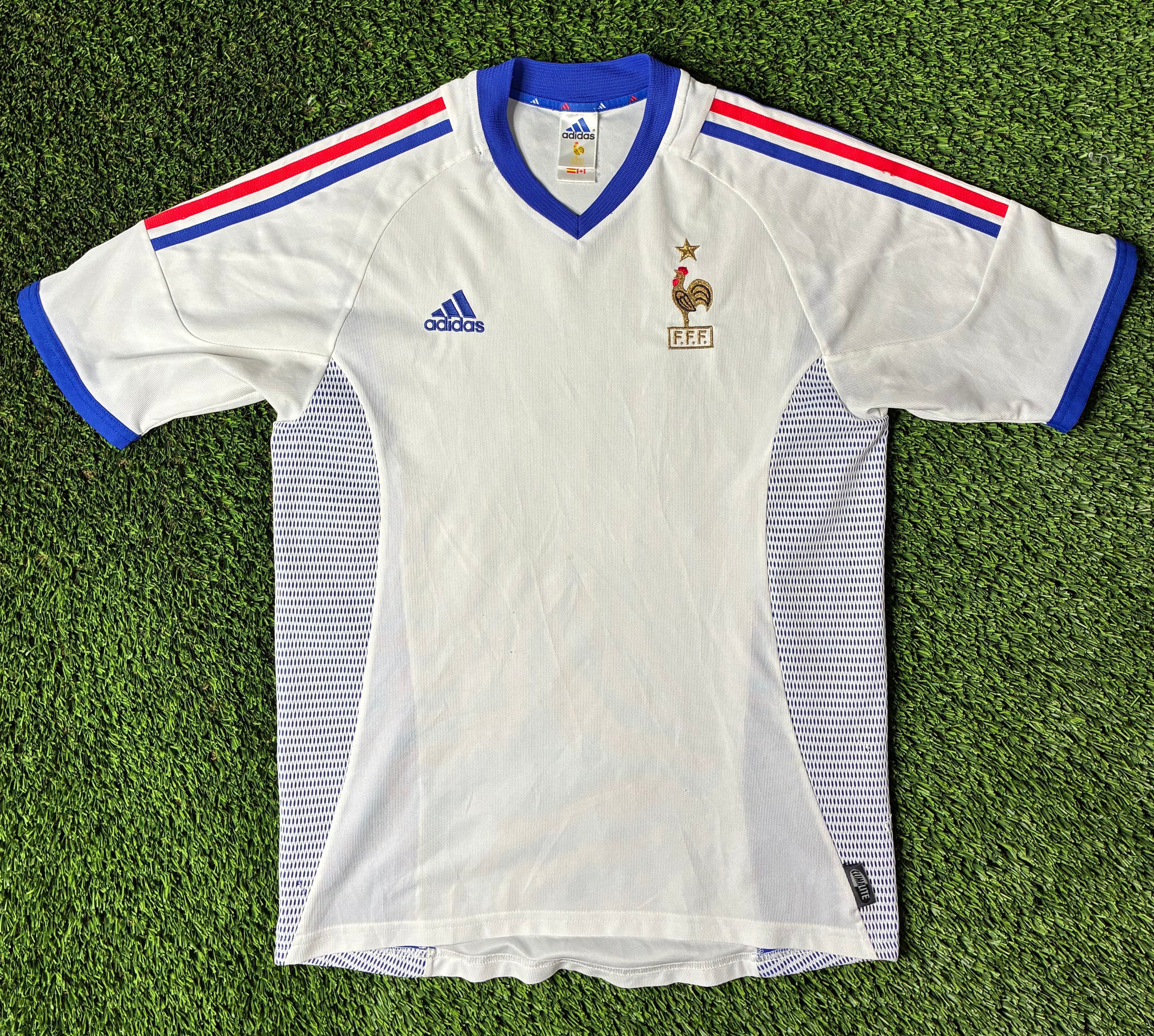 Adidas France 2002 World Cup Away Jersey Size Medium