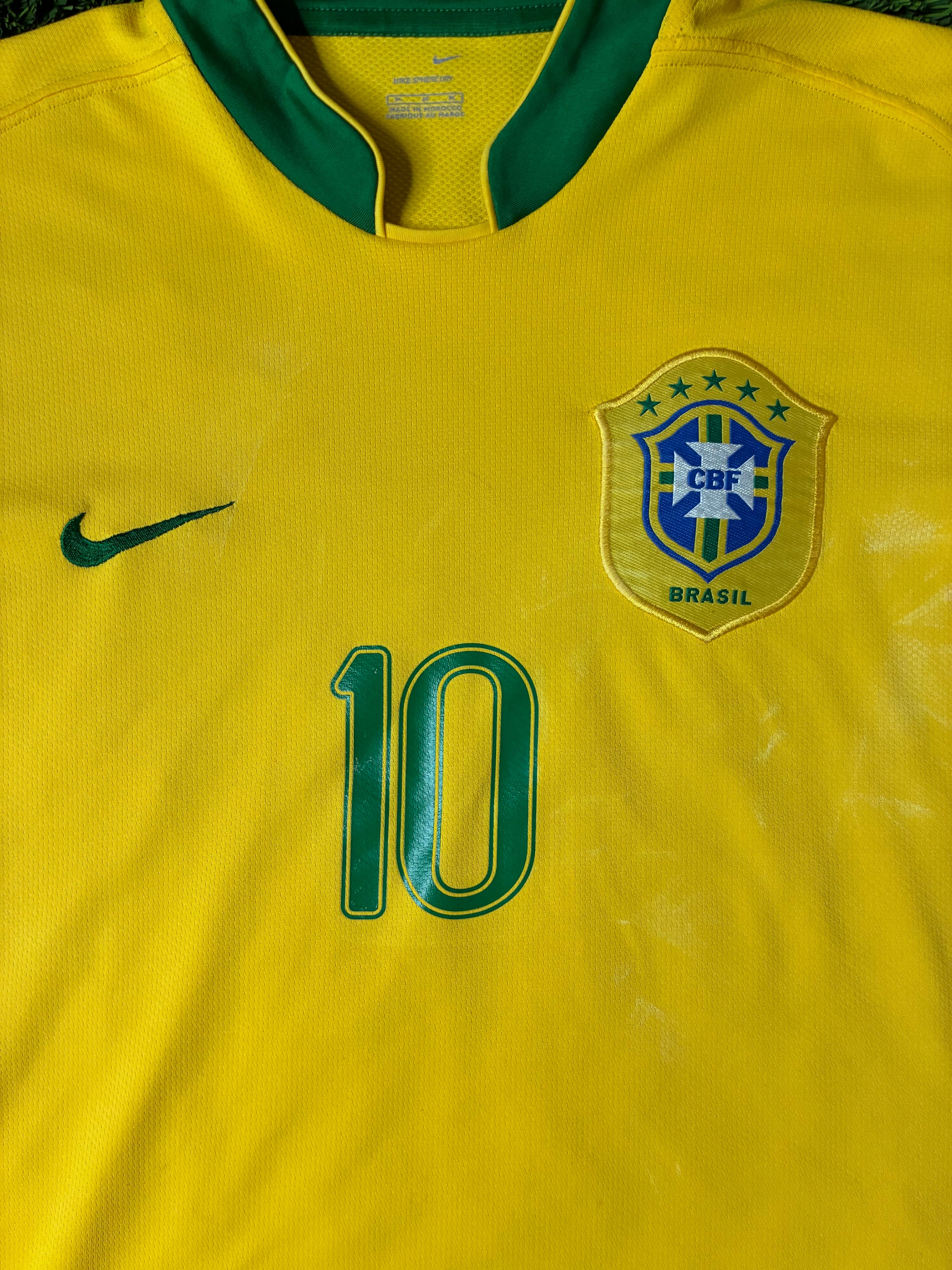 Nike Ronaldinho #10 Brazil 2006 World Cup Home Jersey Size Men’s Medium
