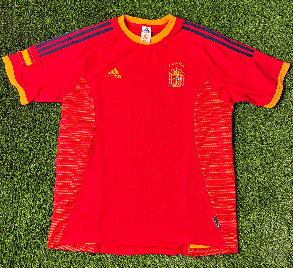 Adidas Spain 2002 World Cup Jersey Size Men's Large