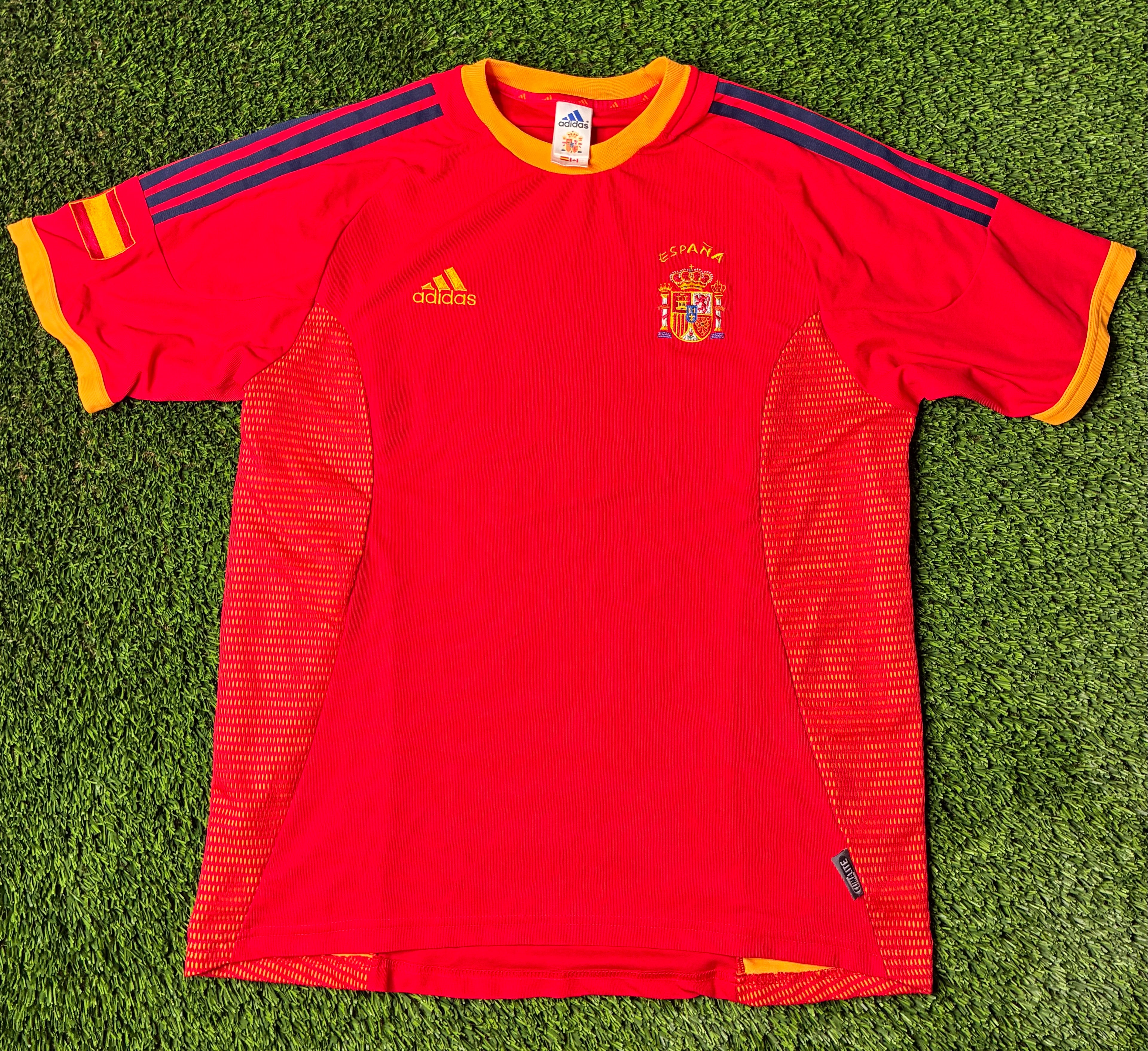 Adidas Spain 2002 World Cup Jersey Size Men's Large