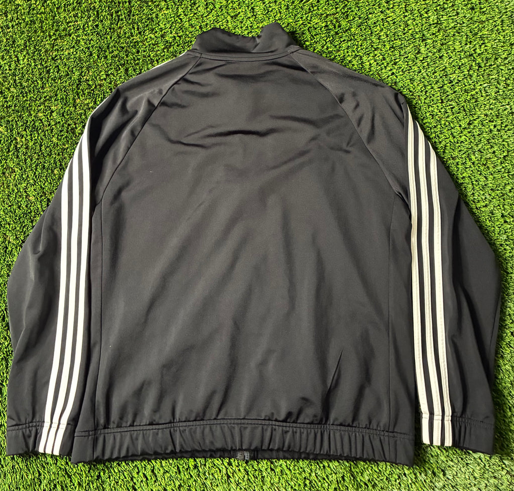 Black Custom Adidas Track Jacket Size Large