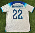 Nike Bellingham #22 England 2022 Home Size Large