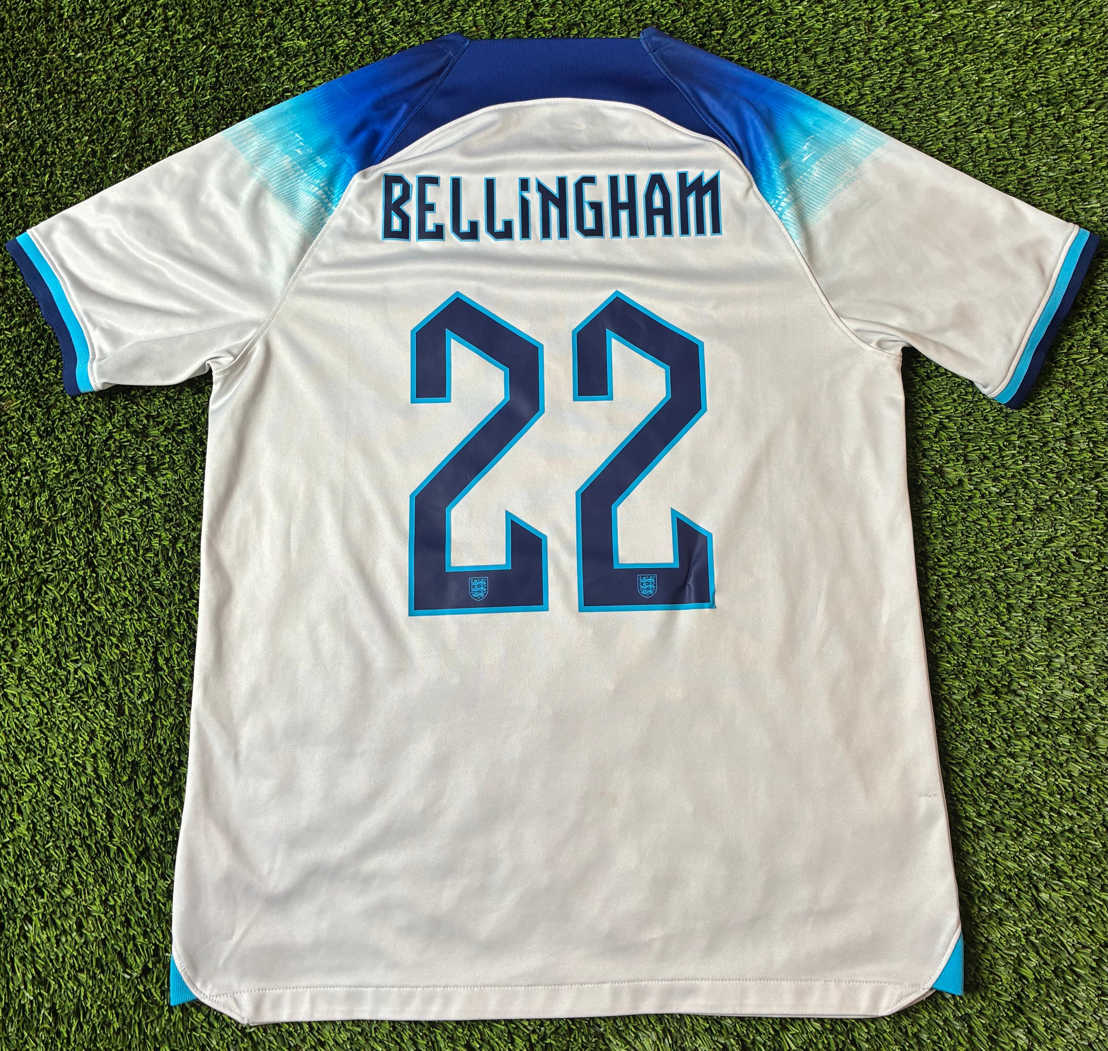 Nike Bellingham #22 England 2022 Home Size Large