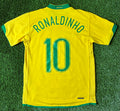 Nike Ronaldinho #10 Brazil 2006 World Cup Home Jersey Size Men’s Medium