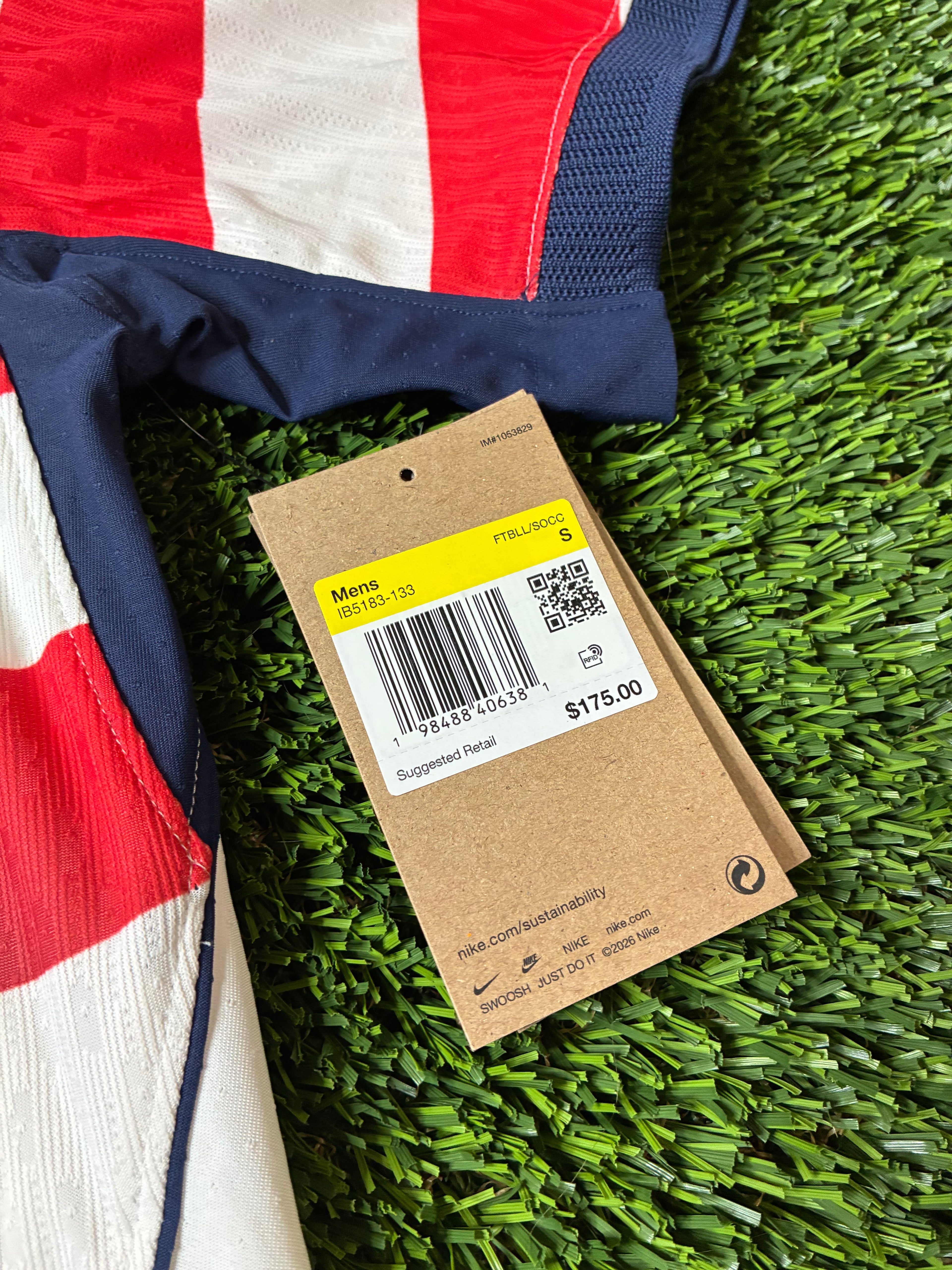 Nike USA 2026 Home Player Version Size Small