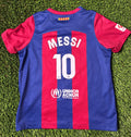 Nike Messi #10 FC Barcelona 23/24 Home Jersey Size Toddler Large