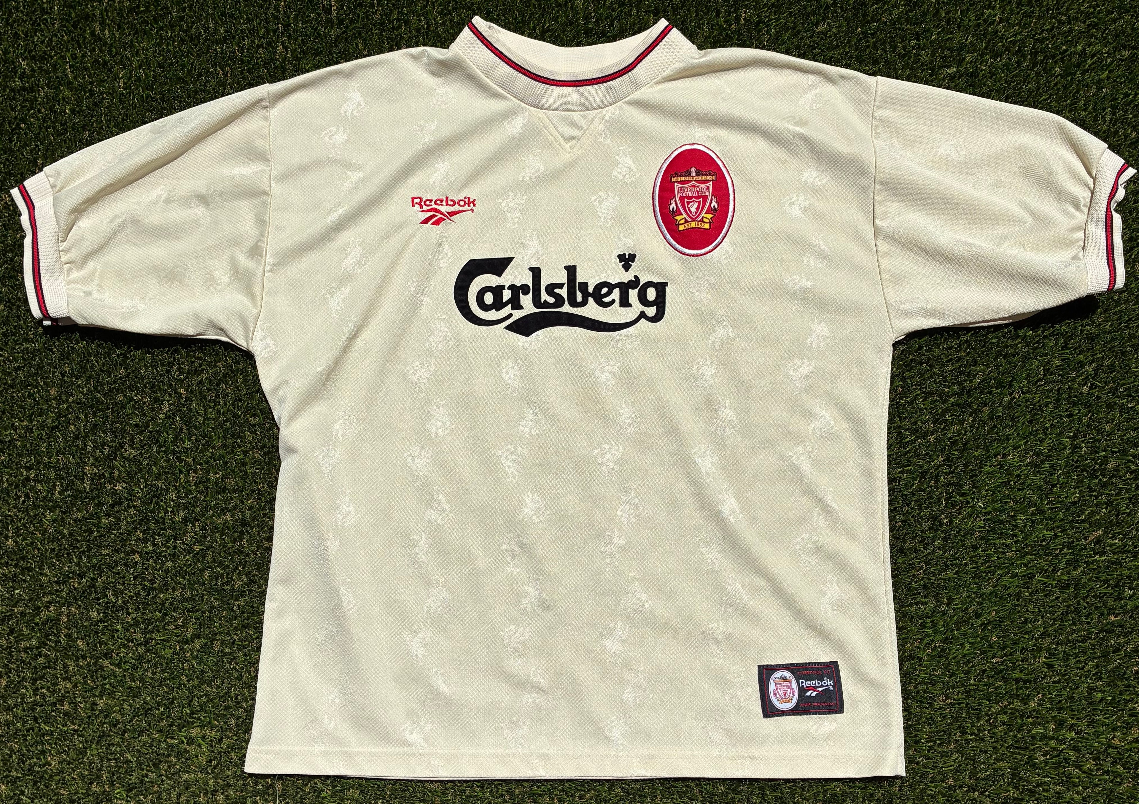 Reebok Liverpool 96/97 Away Jersey Size Men's XL