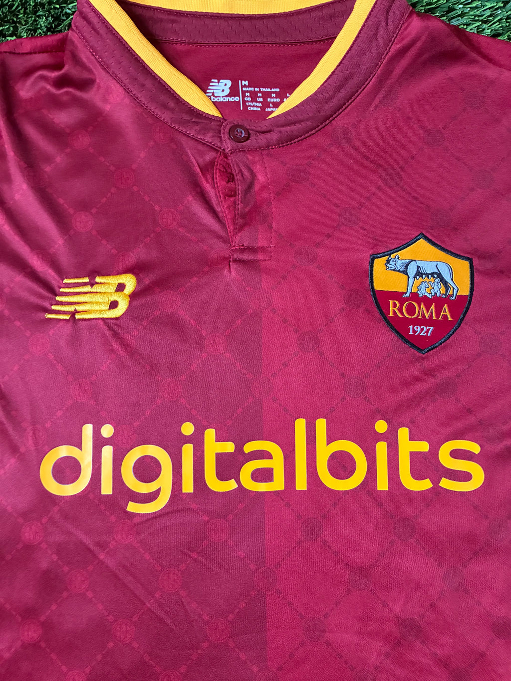 New Balance Tammy Abraham #9 AS Roma 21/22 Home Size Medium