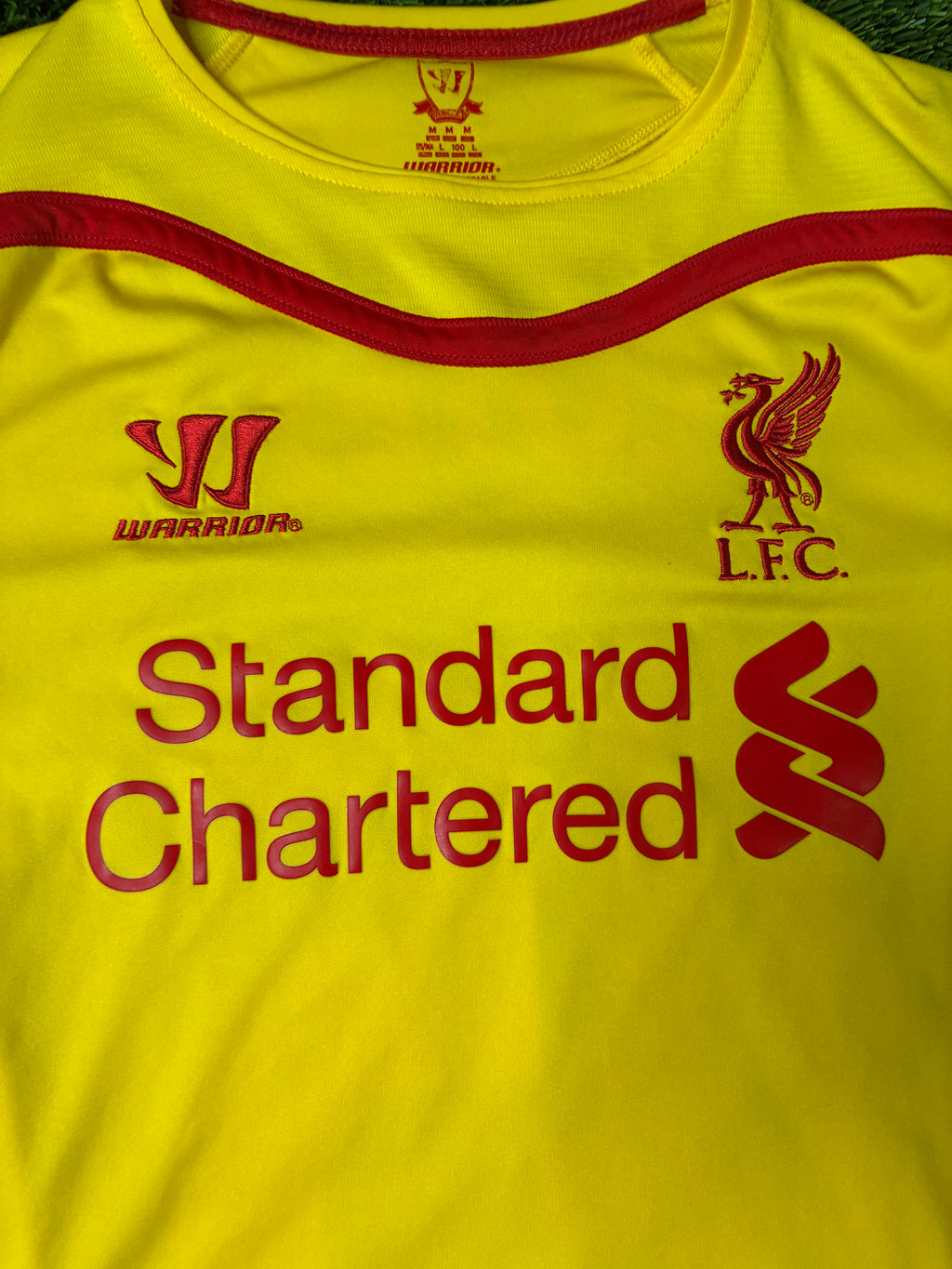 Warrior Balotelli #45 Liverpool 14/15 Away Jersey Size Men's Medium