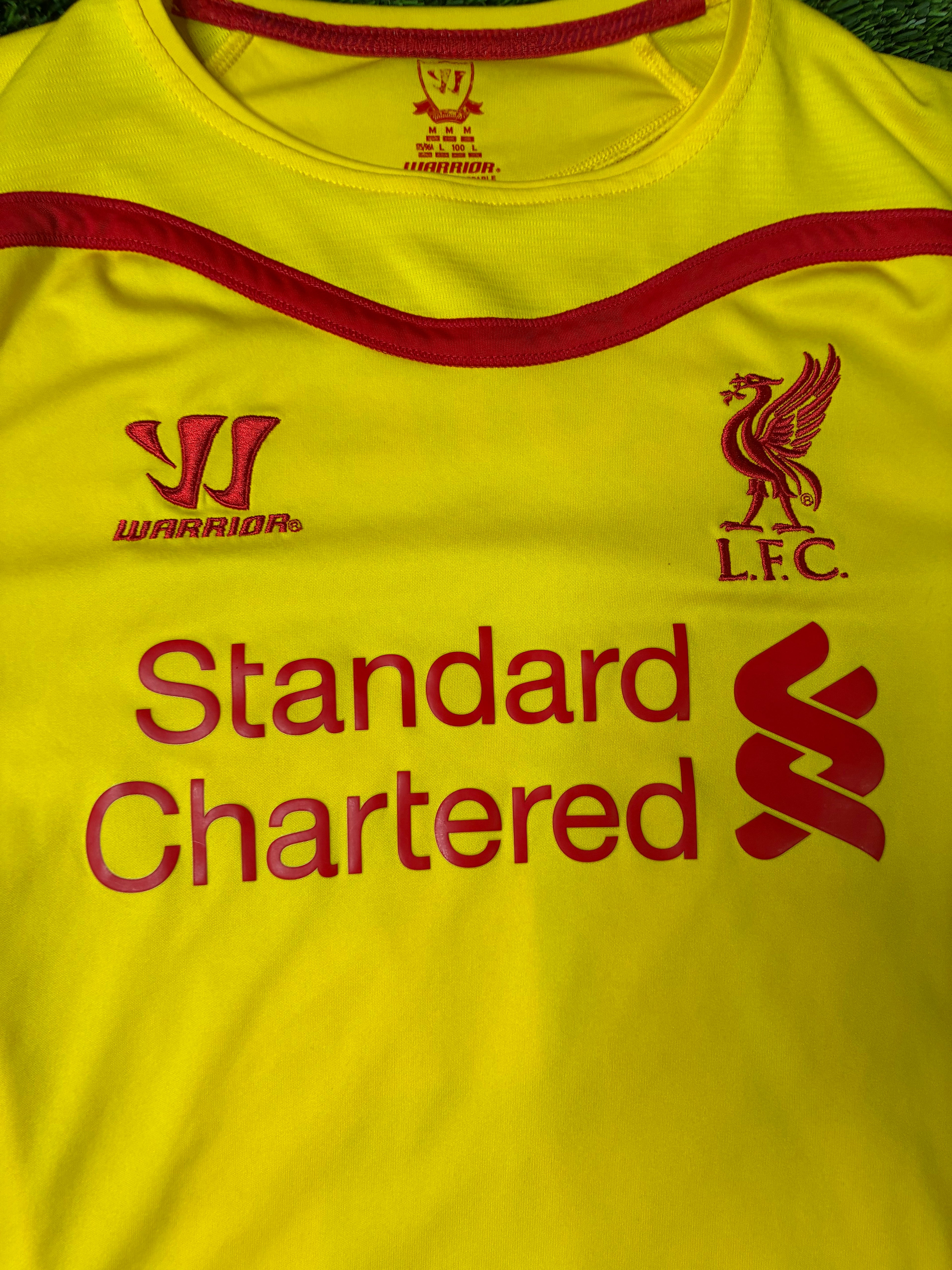 Warrior Balotelli #45 Liverpool 14/15 Away Jersey Size Men's Medium