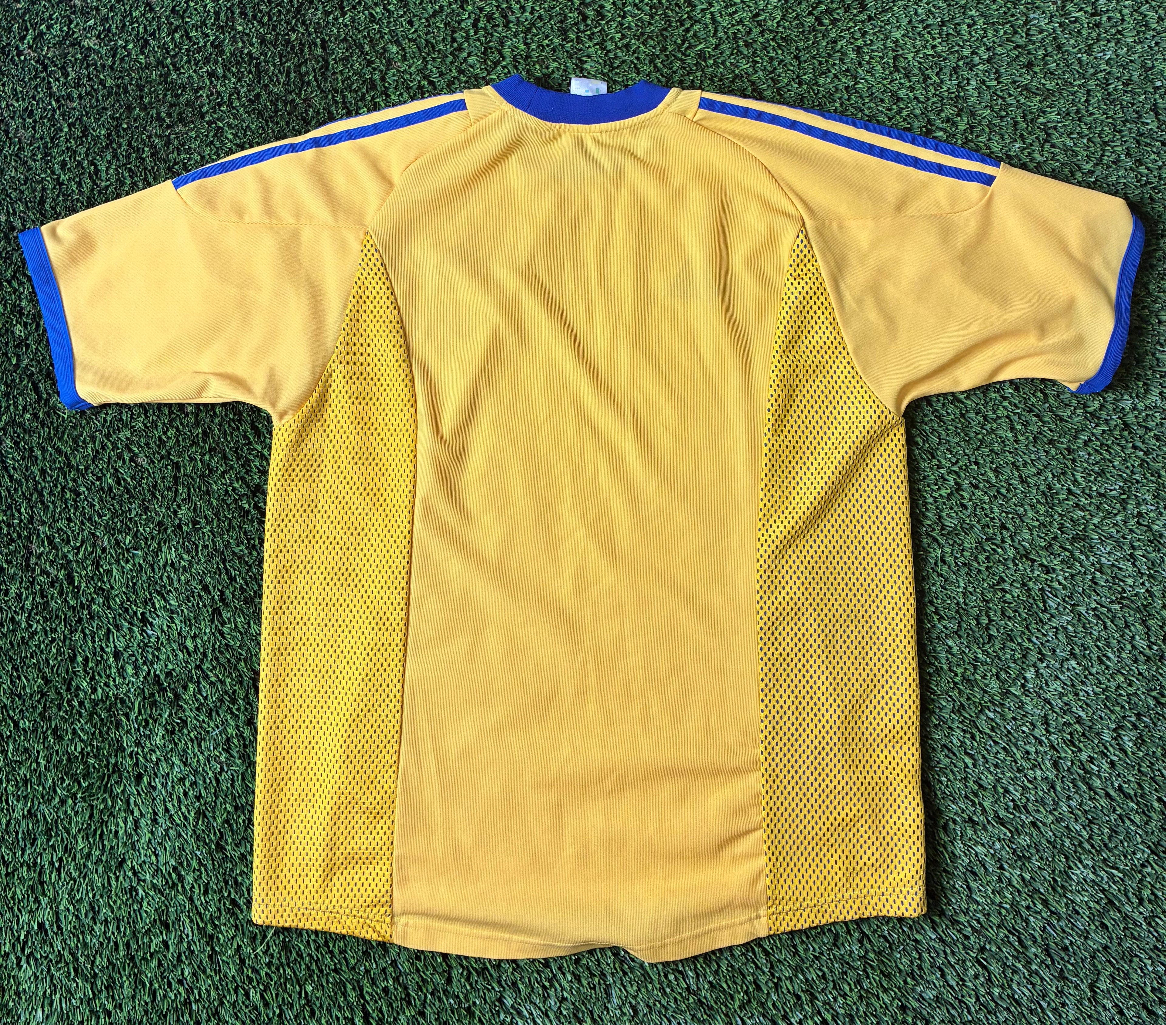 Adidas Sweden 2002 World Cup Home Jersey Size Men's Large