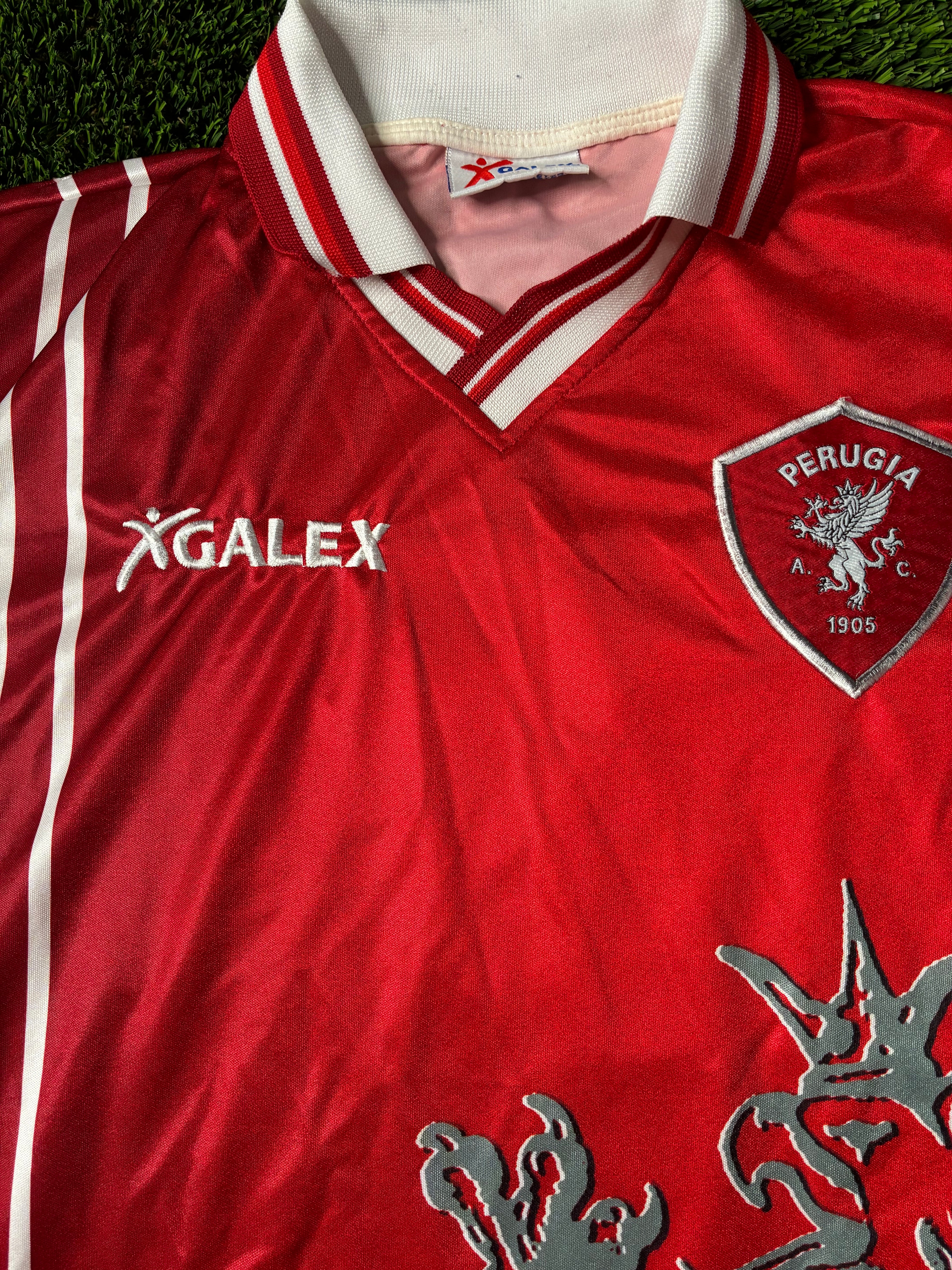 Galex Hidetoshi Nakata AC Perugia Calcio 98/99 Home Jersey Size Men's XL