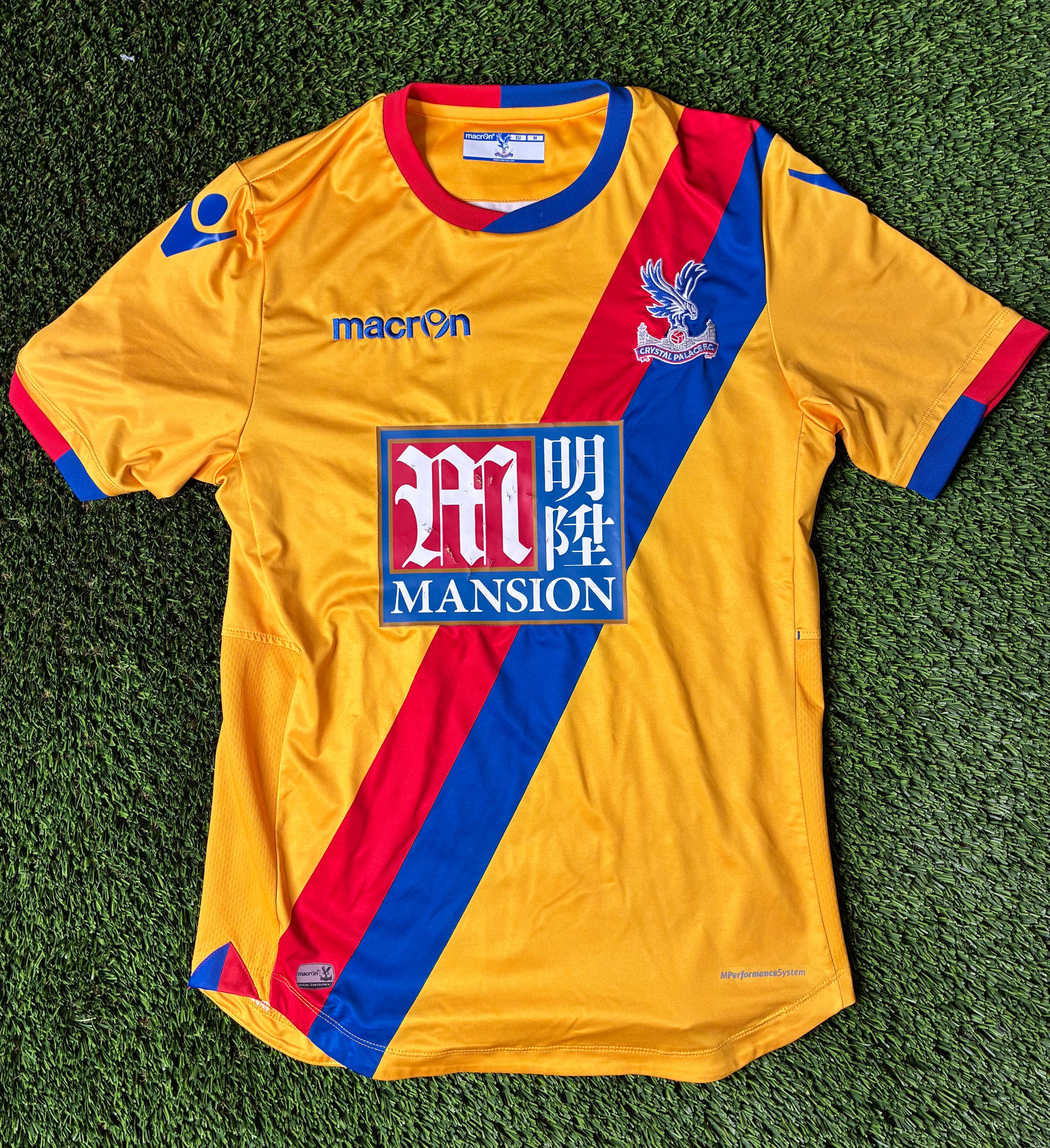 Macron Crystal Palace 16/17 Away Jersey Size Men's Medium