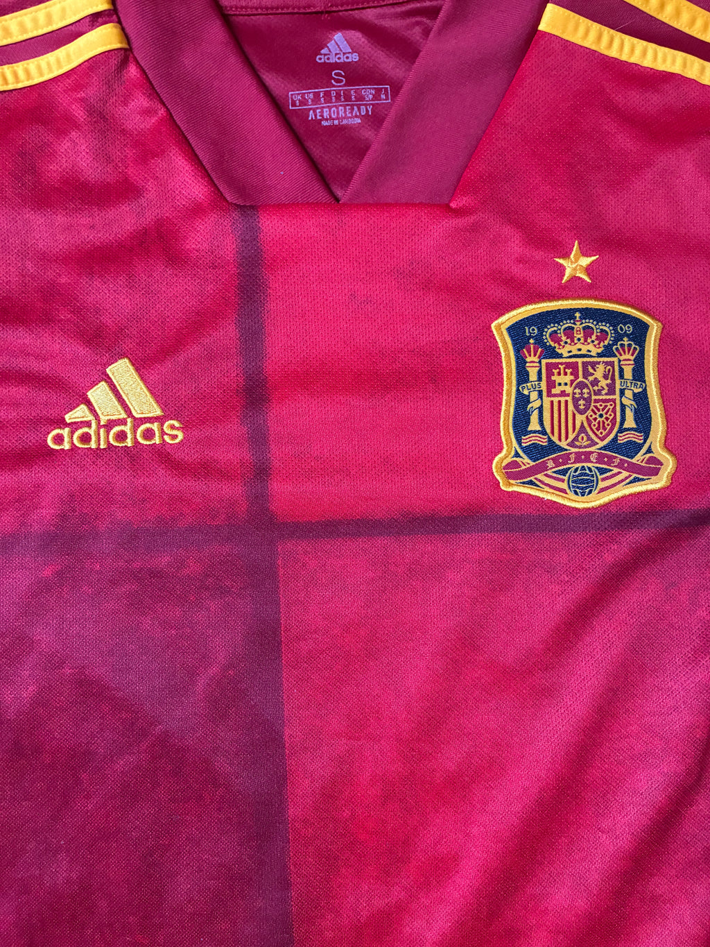 Adidas Spain 20/21 Home Jersey Size Men’s Small