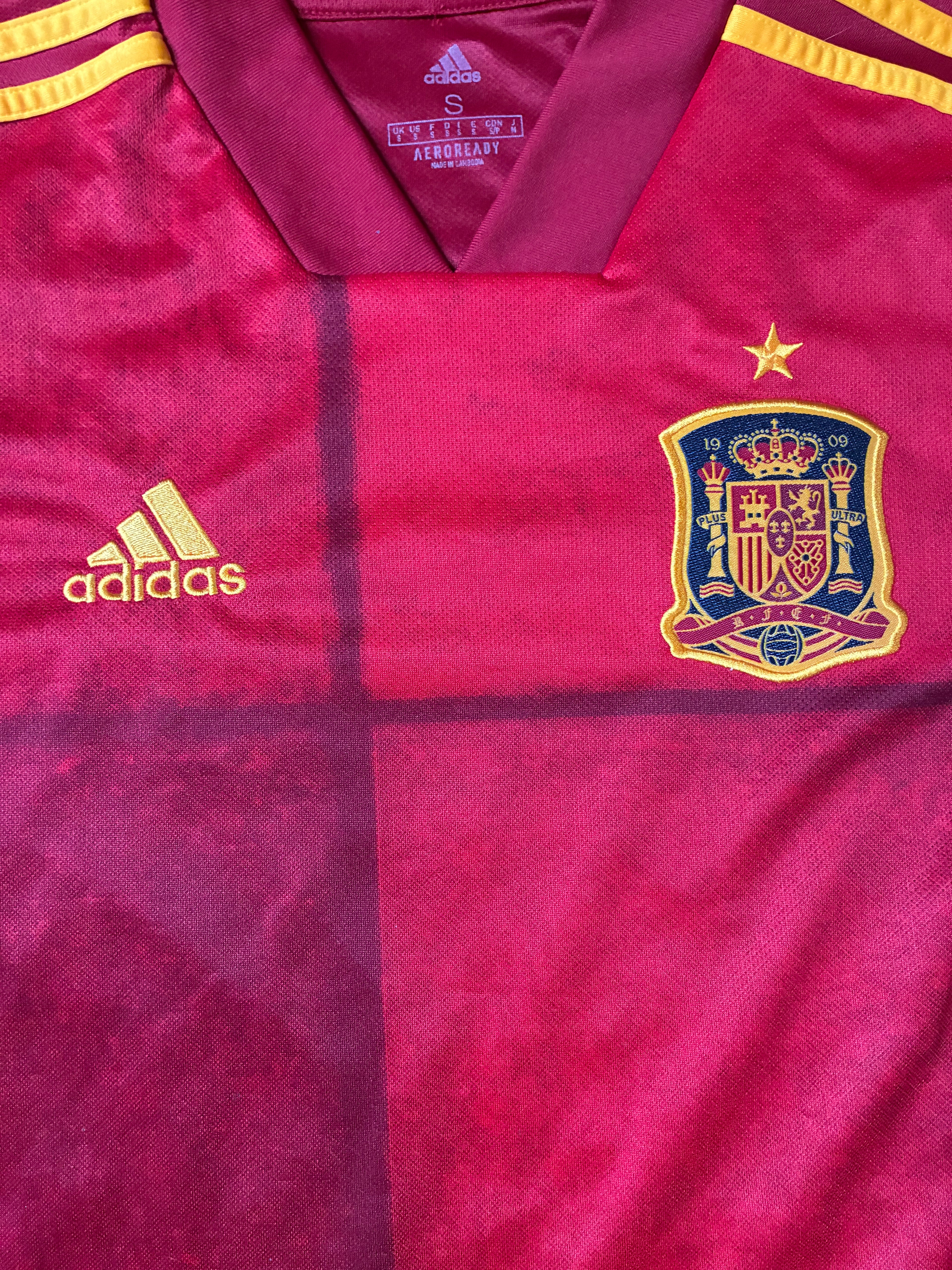 Adidas Spain 20/21 Home Jersey Size Men’s Small