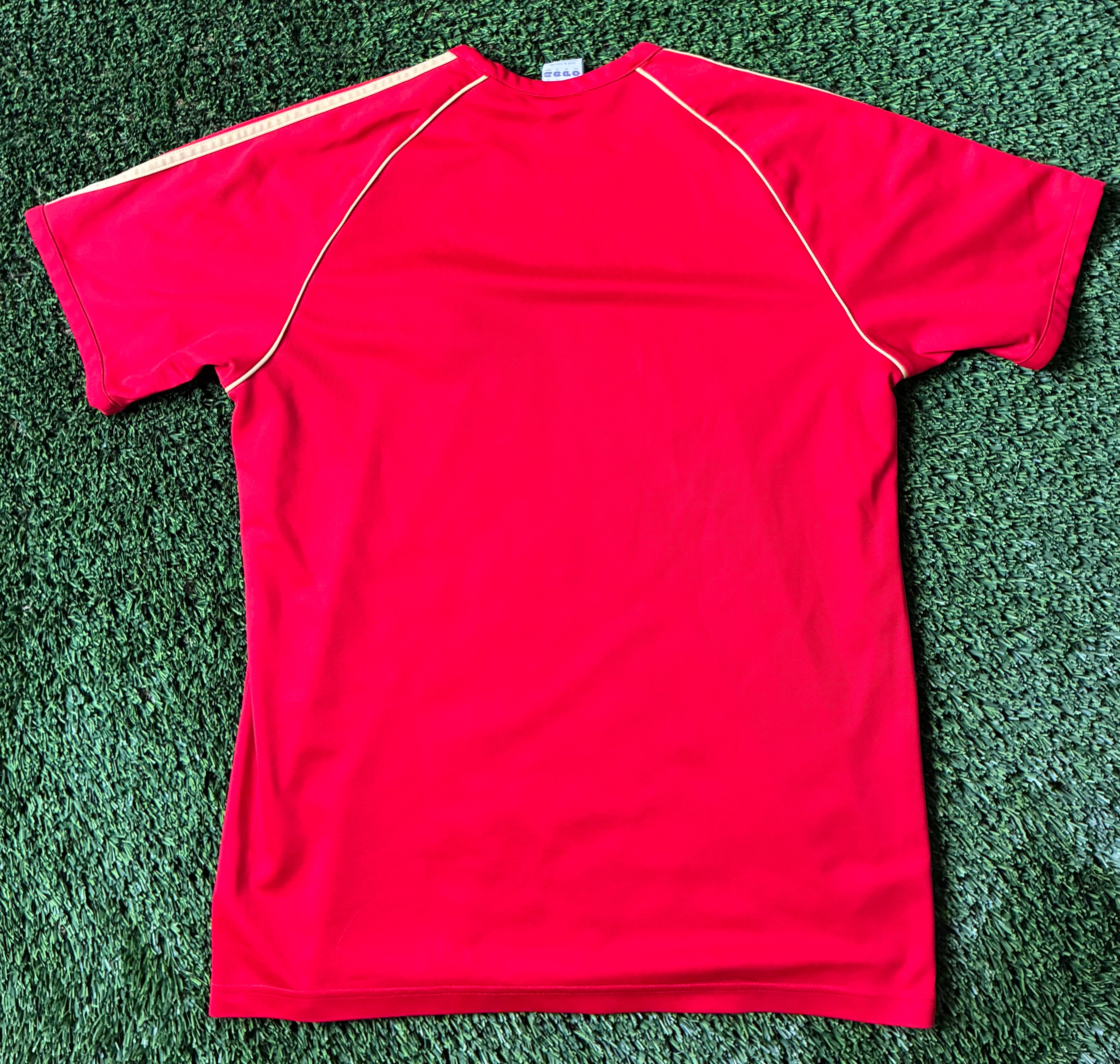 Adidas Spain 2008 Euros Home Jersey Size Men's Medium