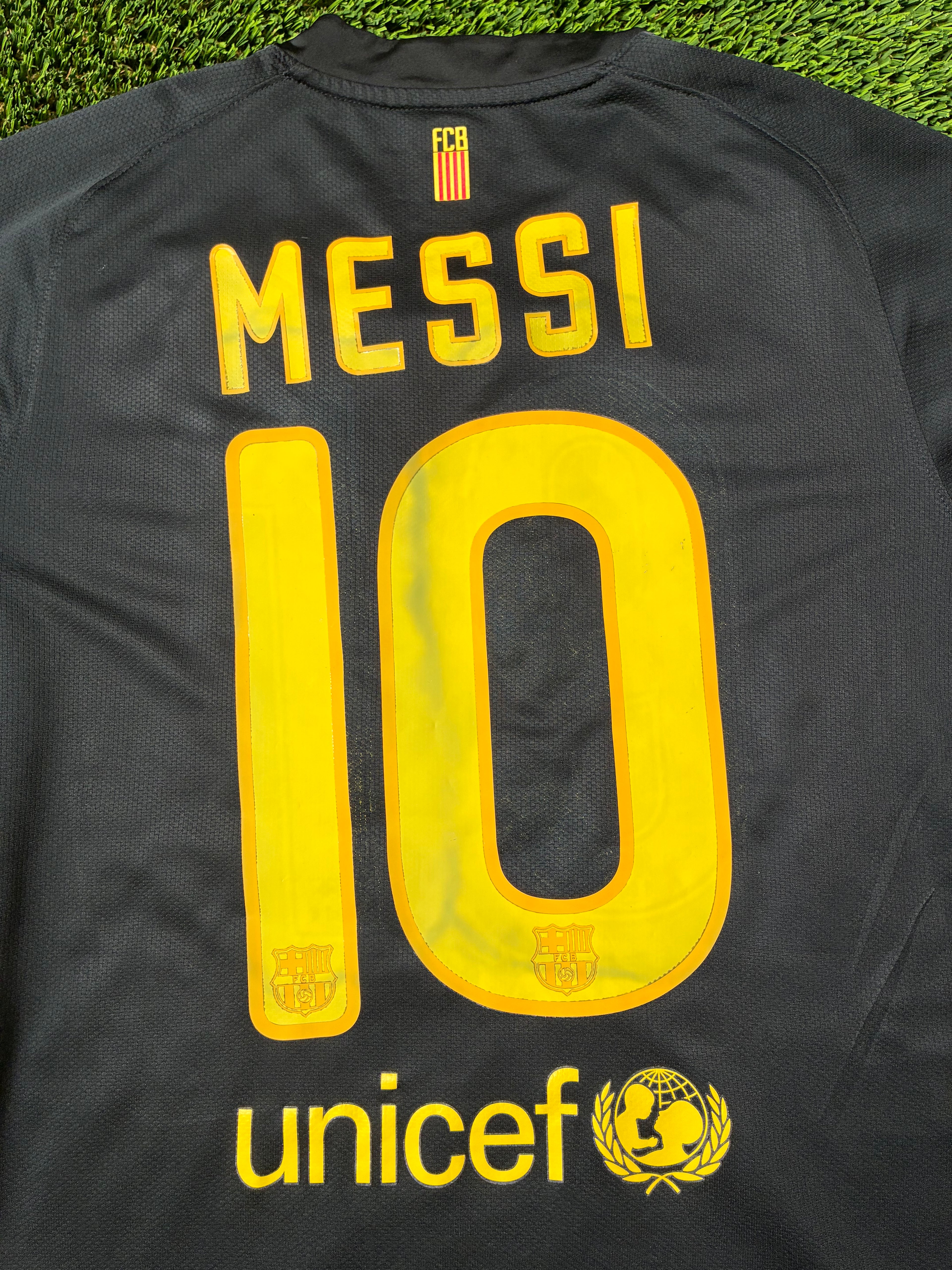 Vintage Nike Messi #10 Barcelona 12/13 Away Jersey Size Men's Medium