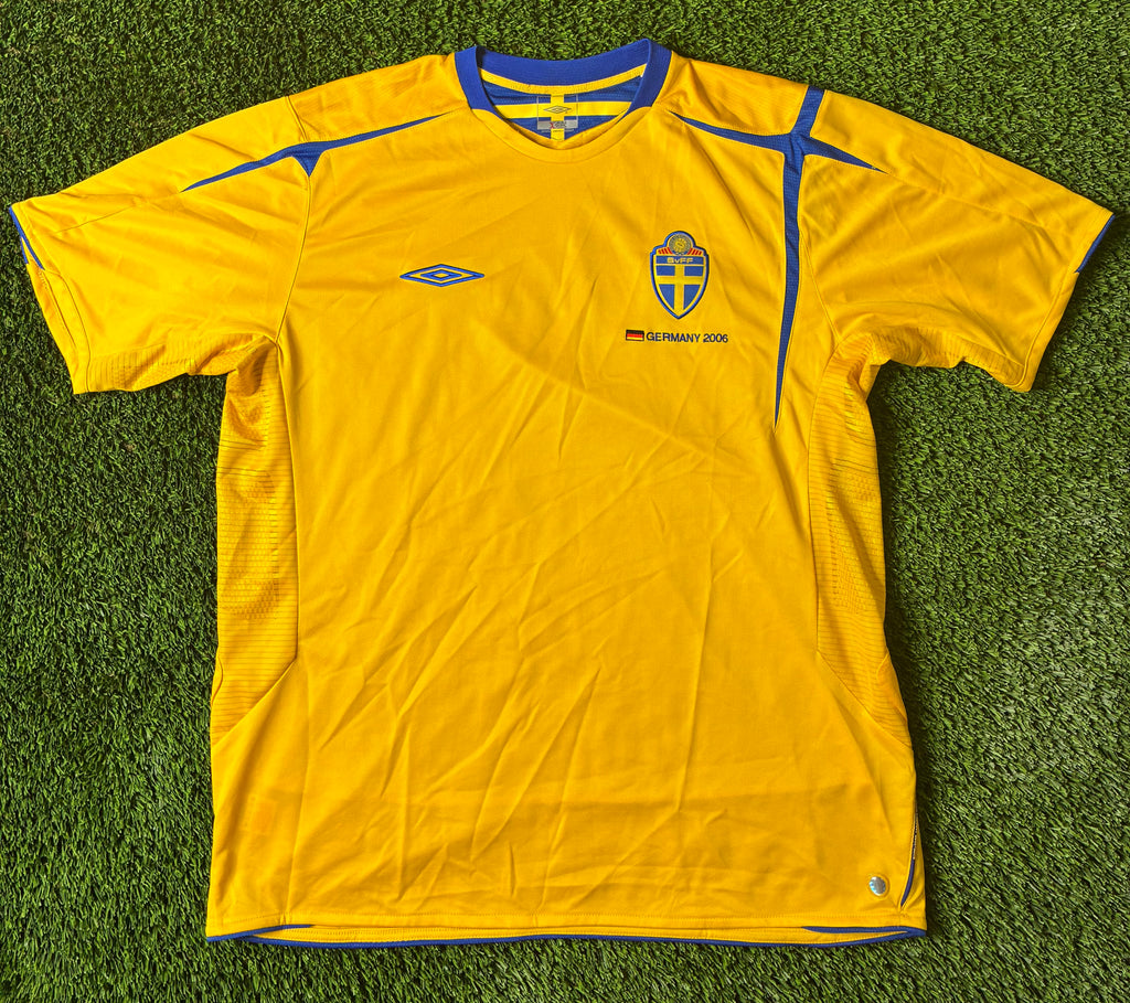 Umbro Sweden 2006 World Cup Home Jersey Size Men's 2XL