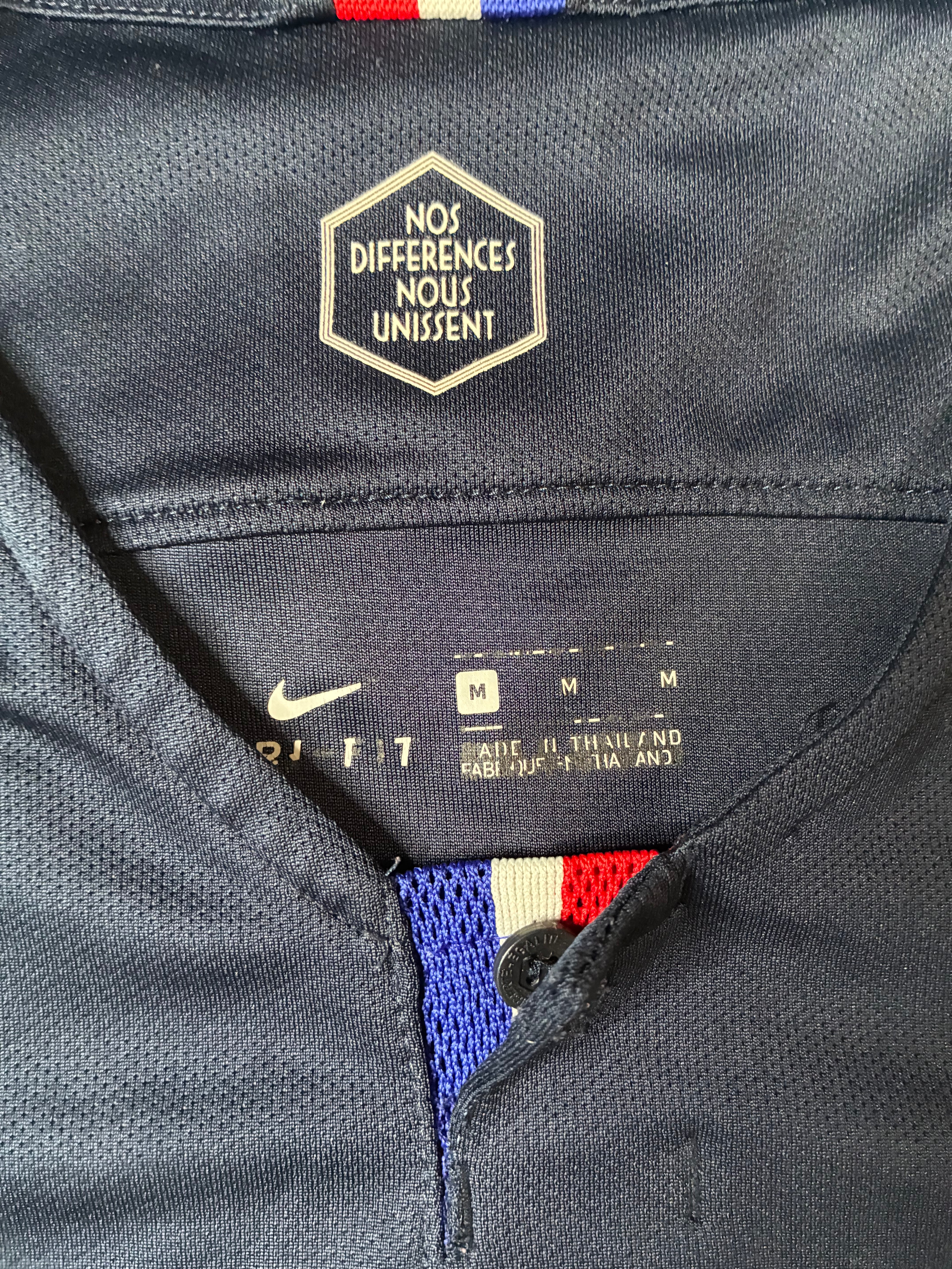 Nike Griezmann #7 France 18/19 Home Jersey Size Men’s Medium
