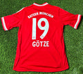 Adidas Gotze #19 Bayern Munich 13/14 Home Jersey Size Men’s Medium