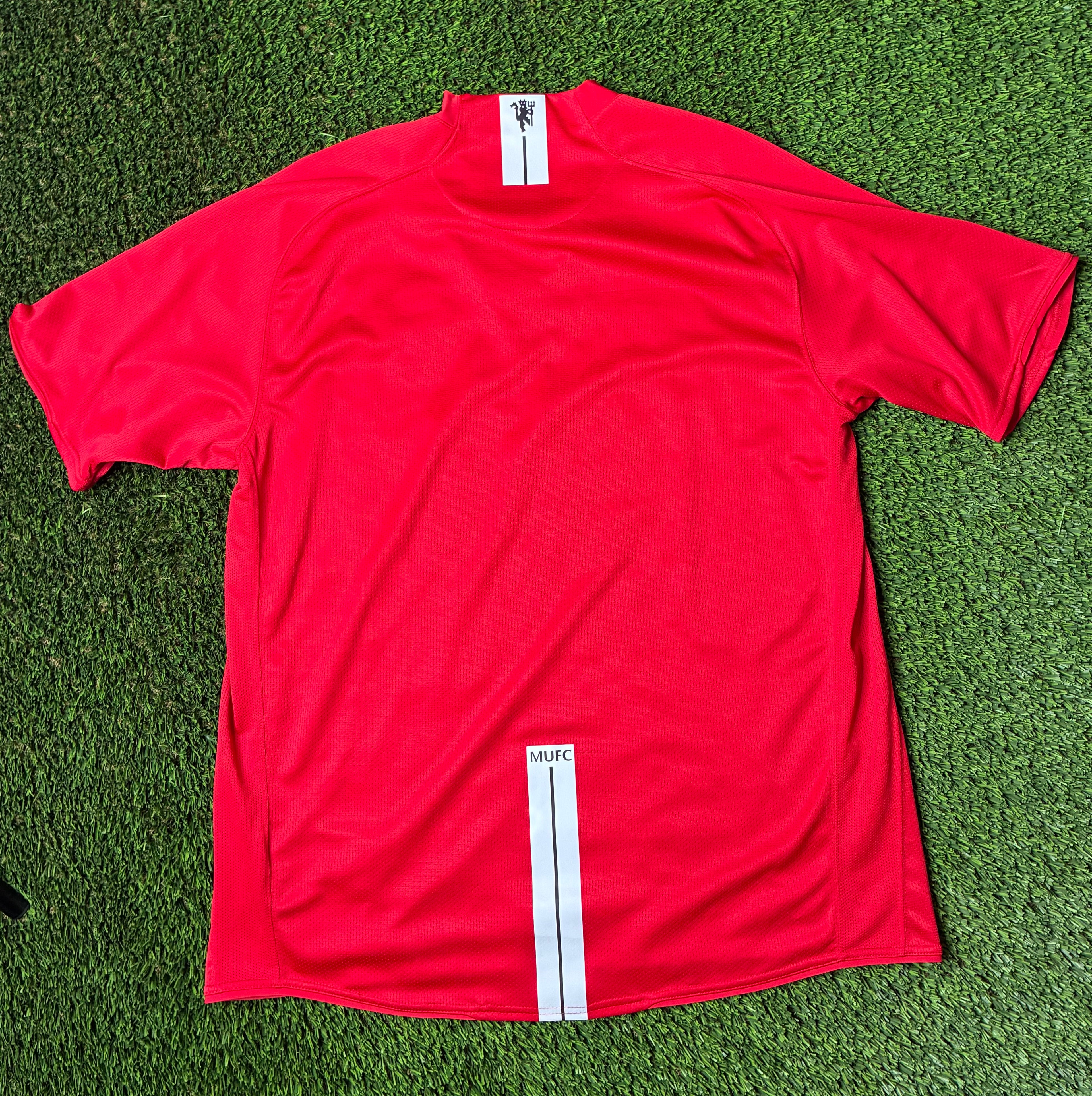 Vintage Nike Manchester United 07/08 Home Jersey Size Men's XL