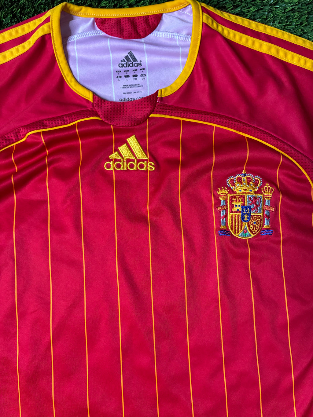 Adidas Spain 2006 World Cup Home Jersey Size Men's Large