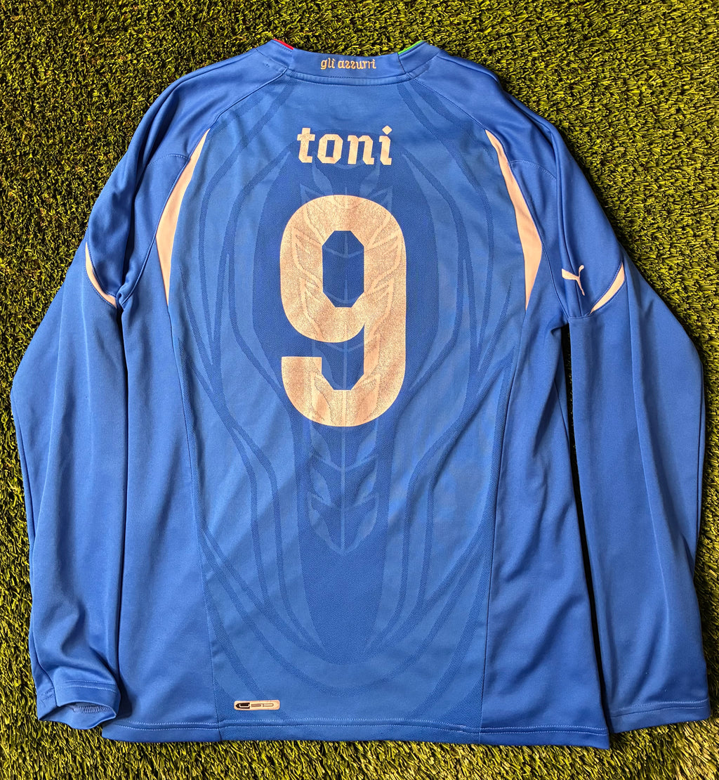 Puma Luca Toni Italy 2010 World Cup Home Jersey Size Men's Large