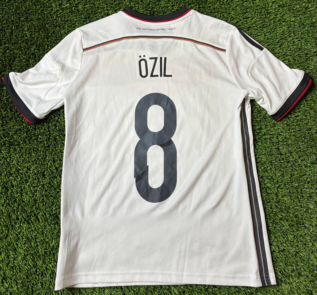 Adidas Ozil #8 Germany 2014 Home Size Youth Large
