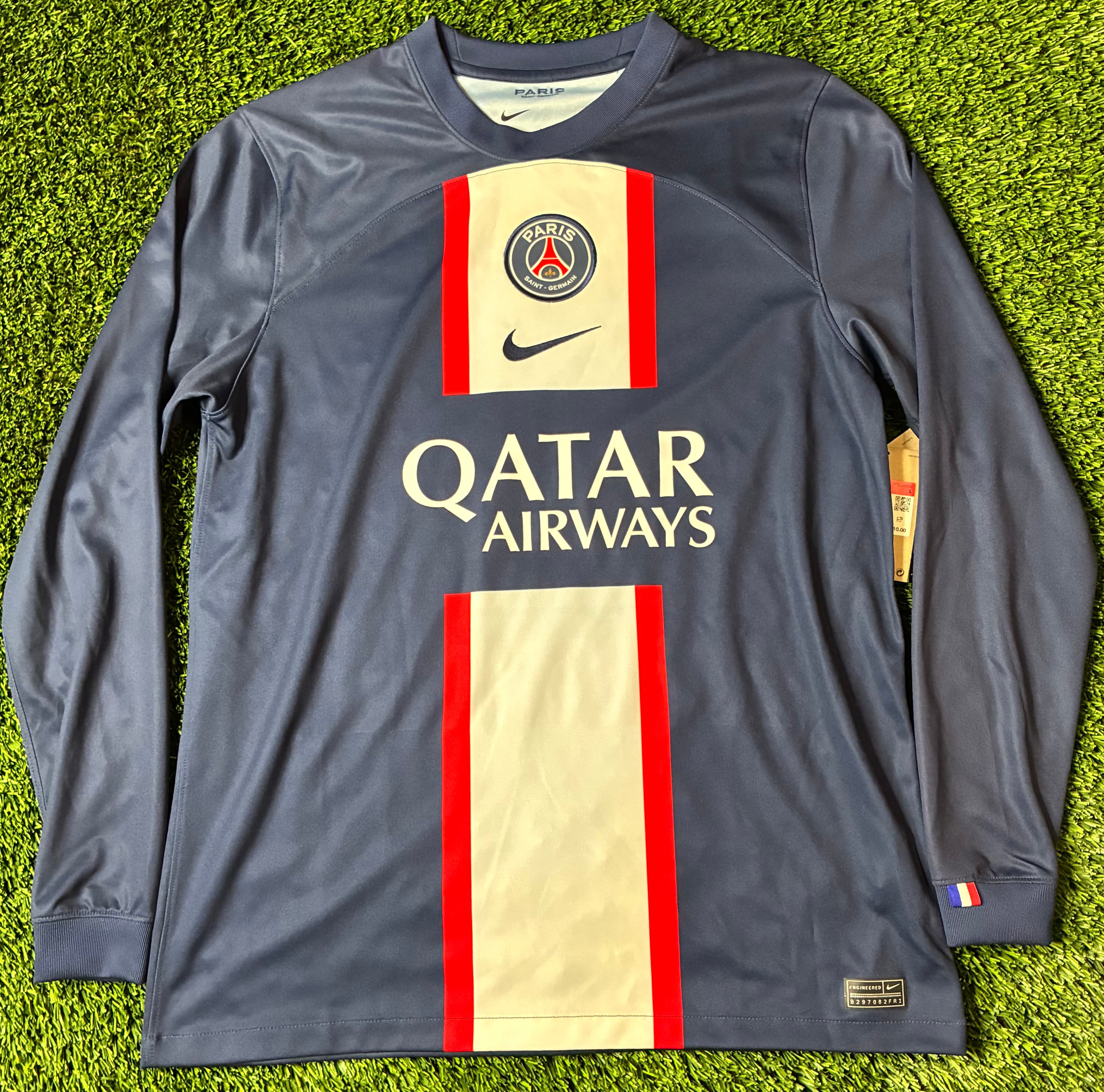 Nike PSG 22/23 Home Long Sleeve Size Large