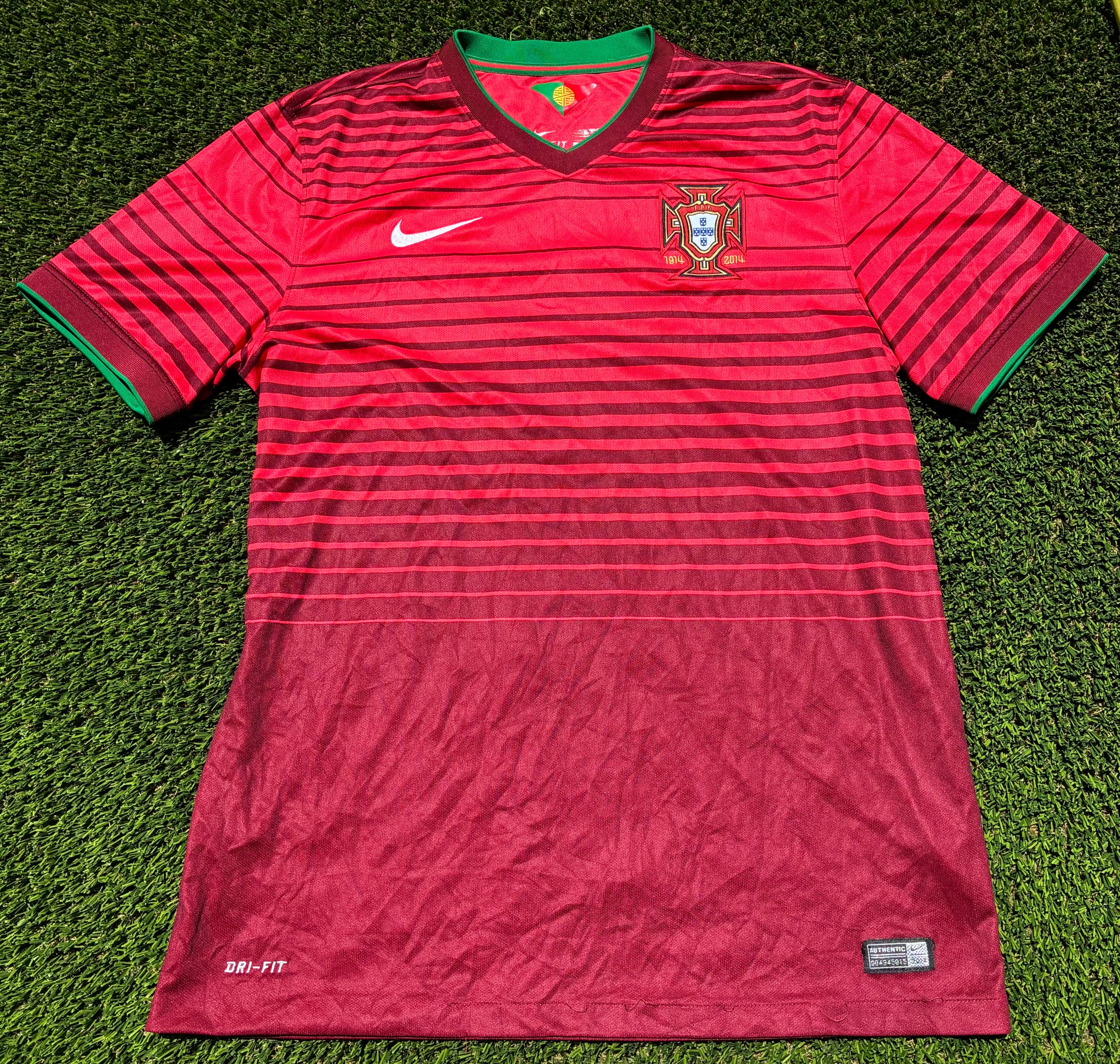 Nike Portugal 2014 World Cup Home Jersey Size Men's Large
