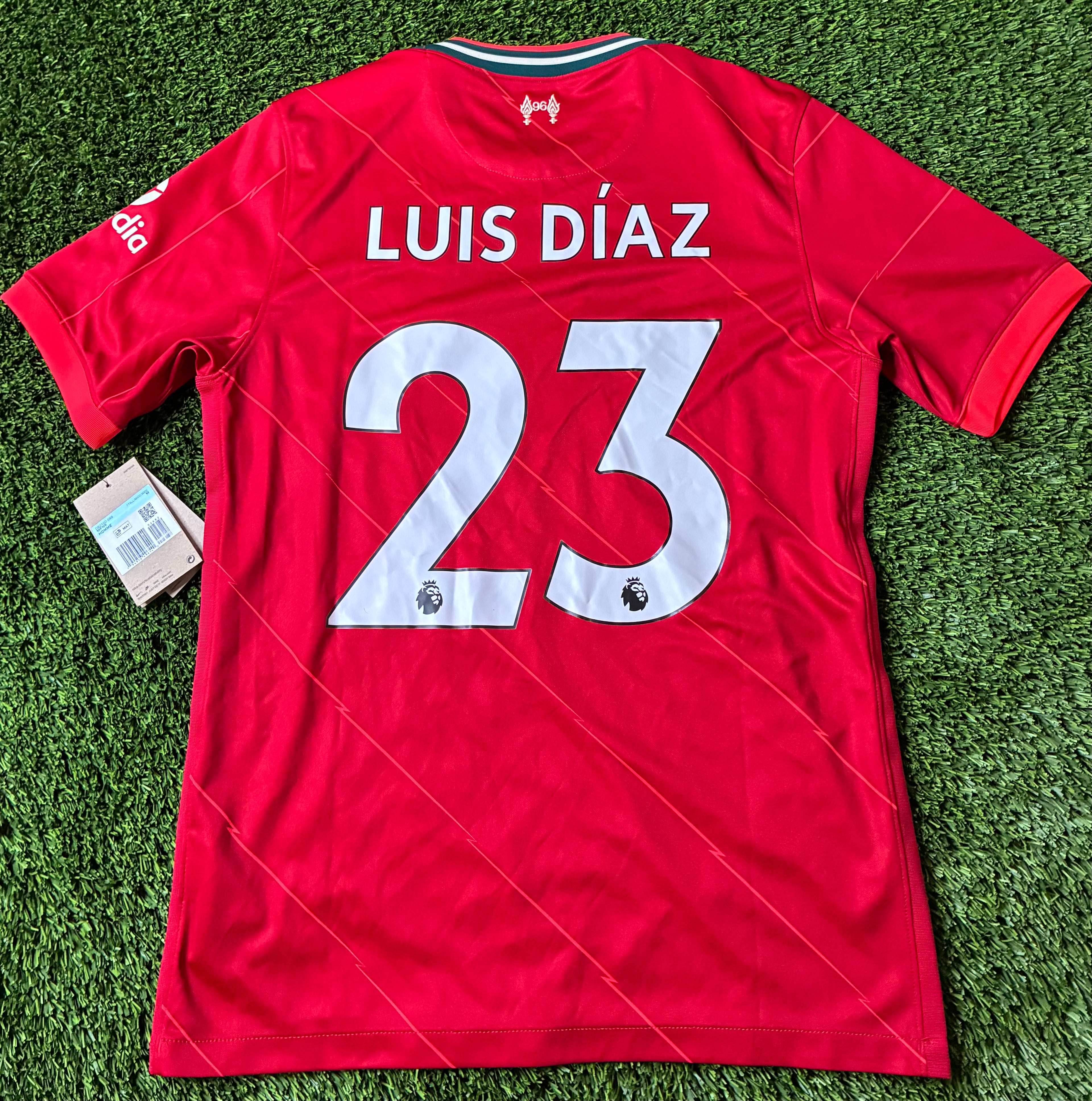 Nike Luis Diaz #23 Liverpool FC 21/22 Home Size Medium