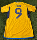 Adidas Isak #9 Sweden 22/23 Home Jersey Size Men’s Medium