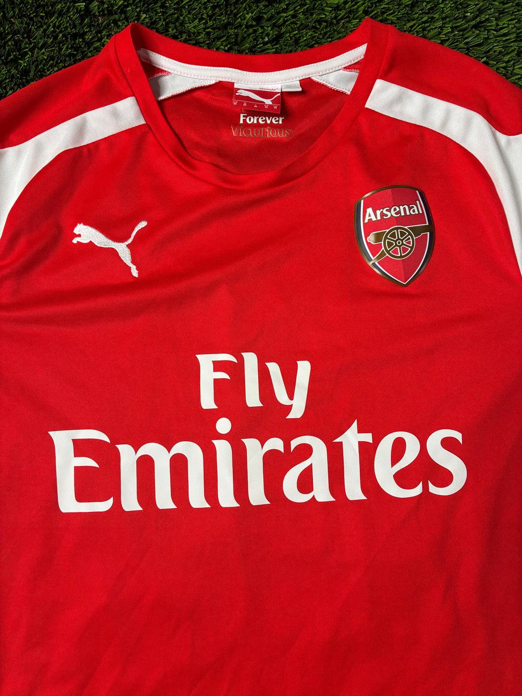 Puma Theo Walcott #14 Arsenal 14/15 Home Jersey Size Men's Medium