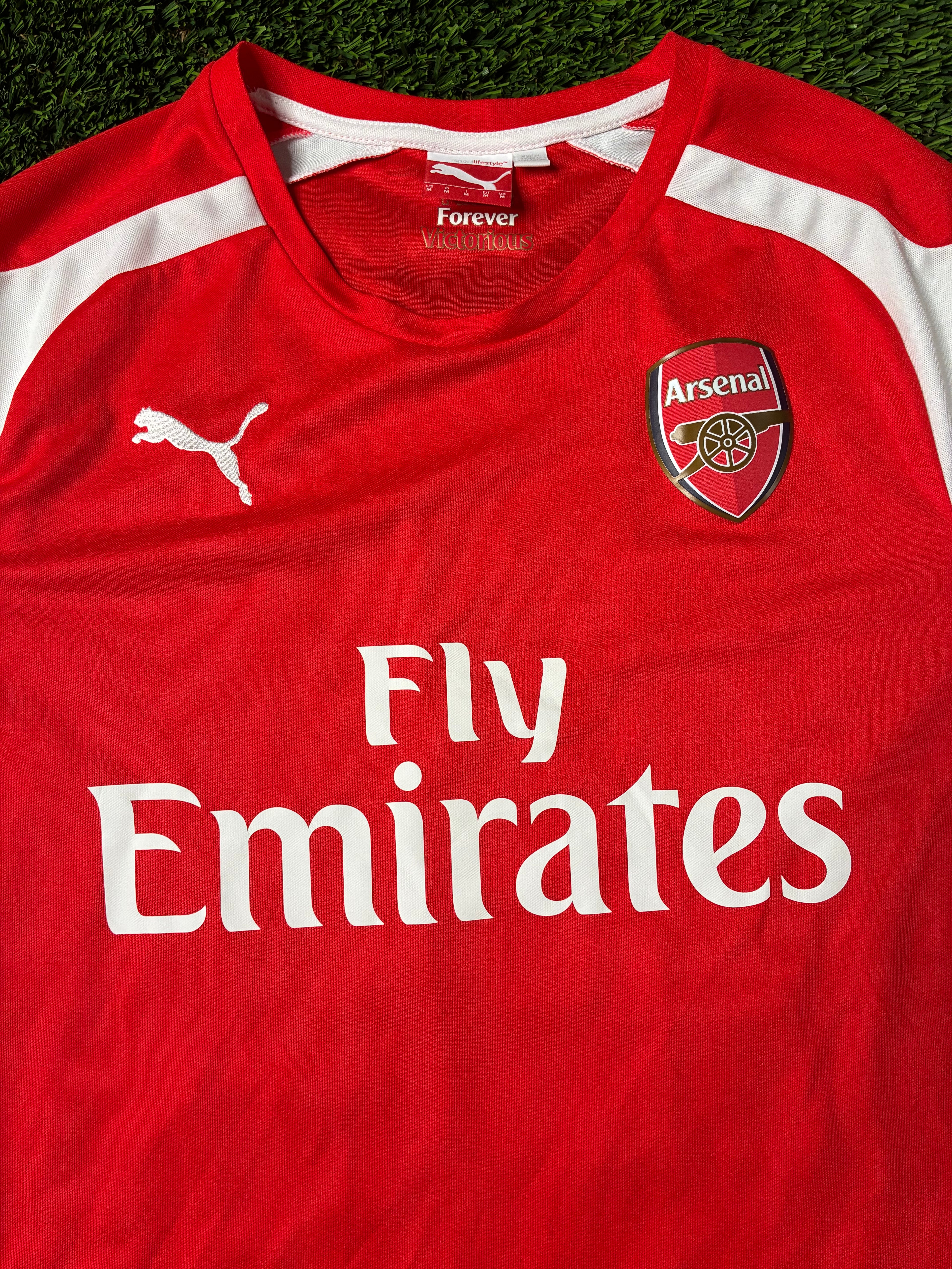 Puma Theo Walcott #14 Arsenal 14/15 Home Jersey Size Men's Medium