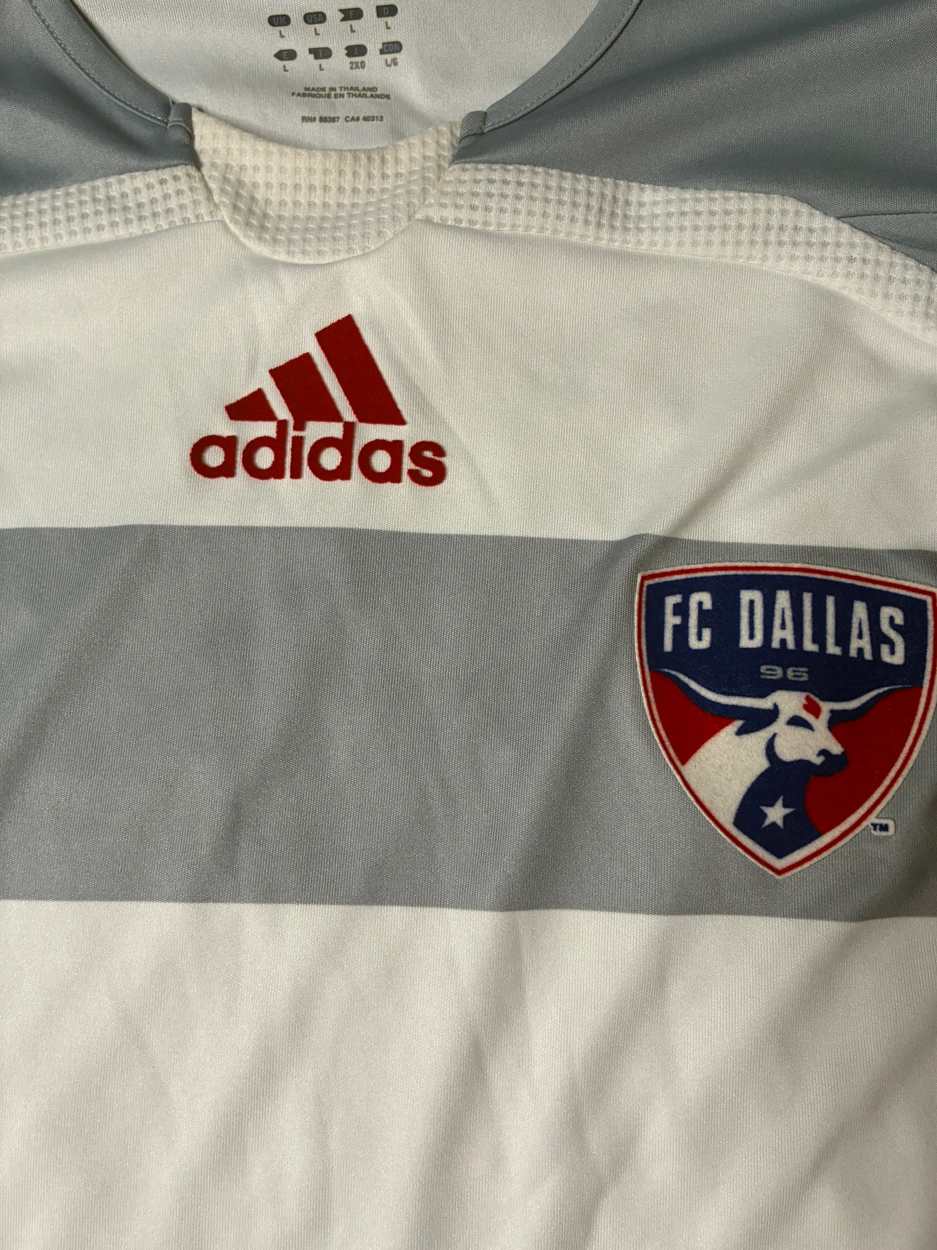 Adidas FC Dallas 06/07 Away Player Issue Long Sleeve Size Men's Large