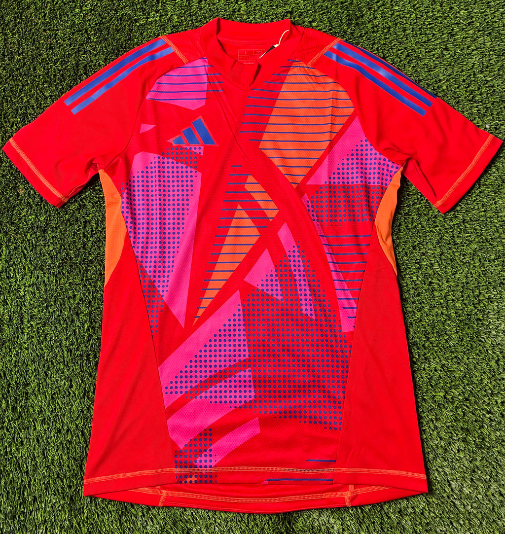 Red Adidas Custom Jersey Size Men's Large