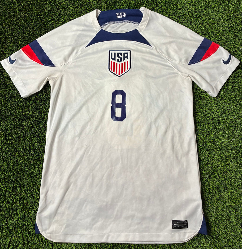 Nike Weston McKennie #8 USA 2022 World Cup Home Jersey Size Men’s Small