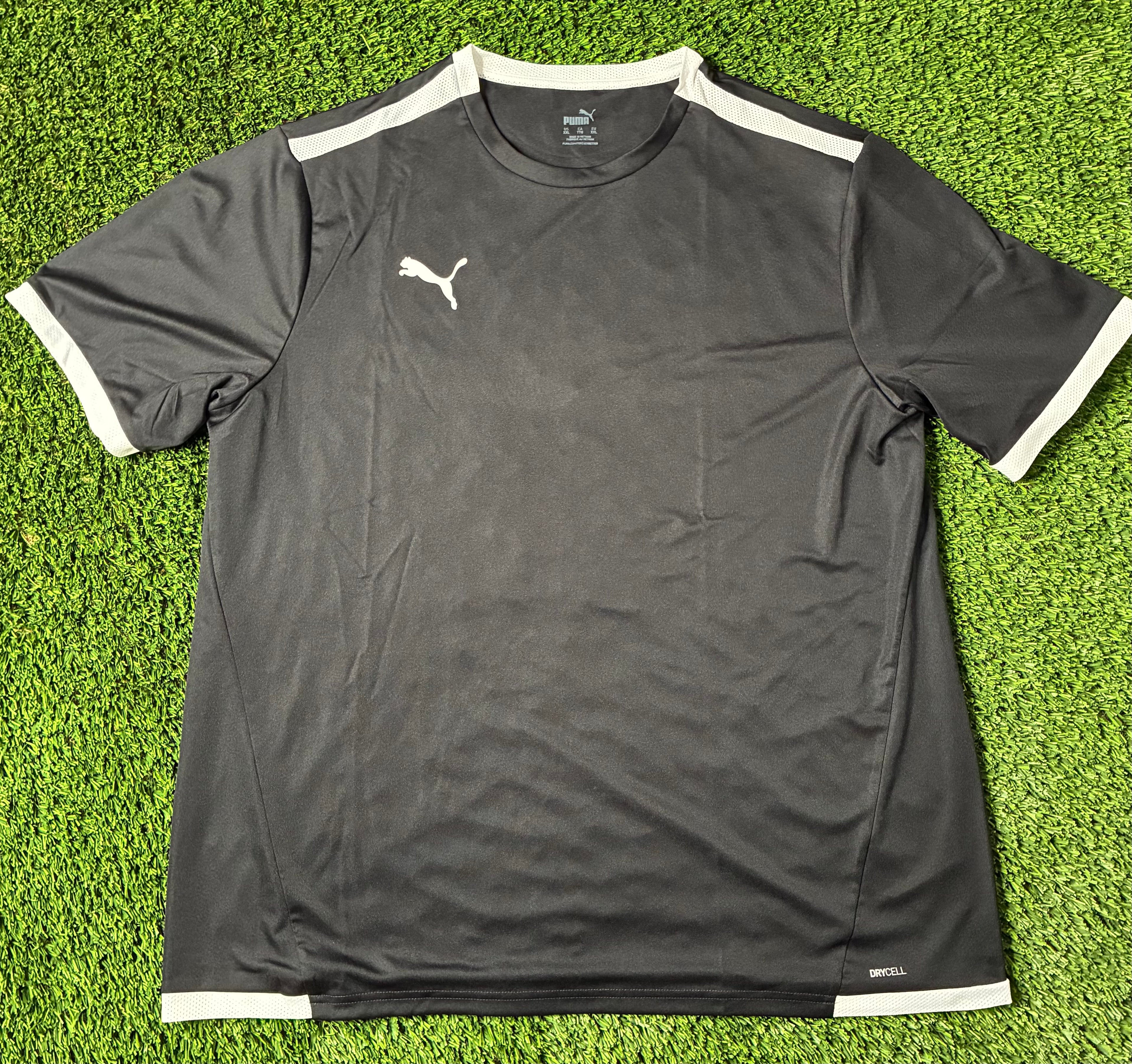 Black Puma Custom Jersey Size Men's 2XL