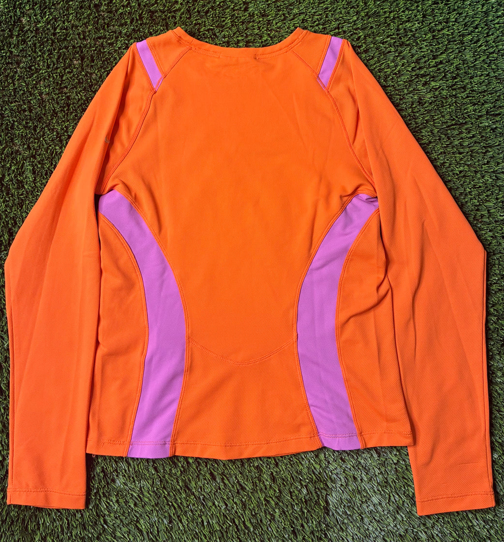Orange Nike Custom Jersey Size Women's Small