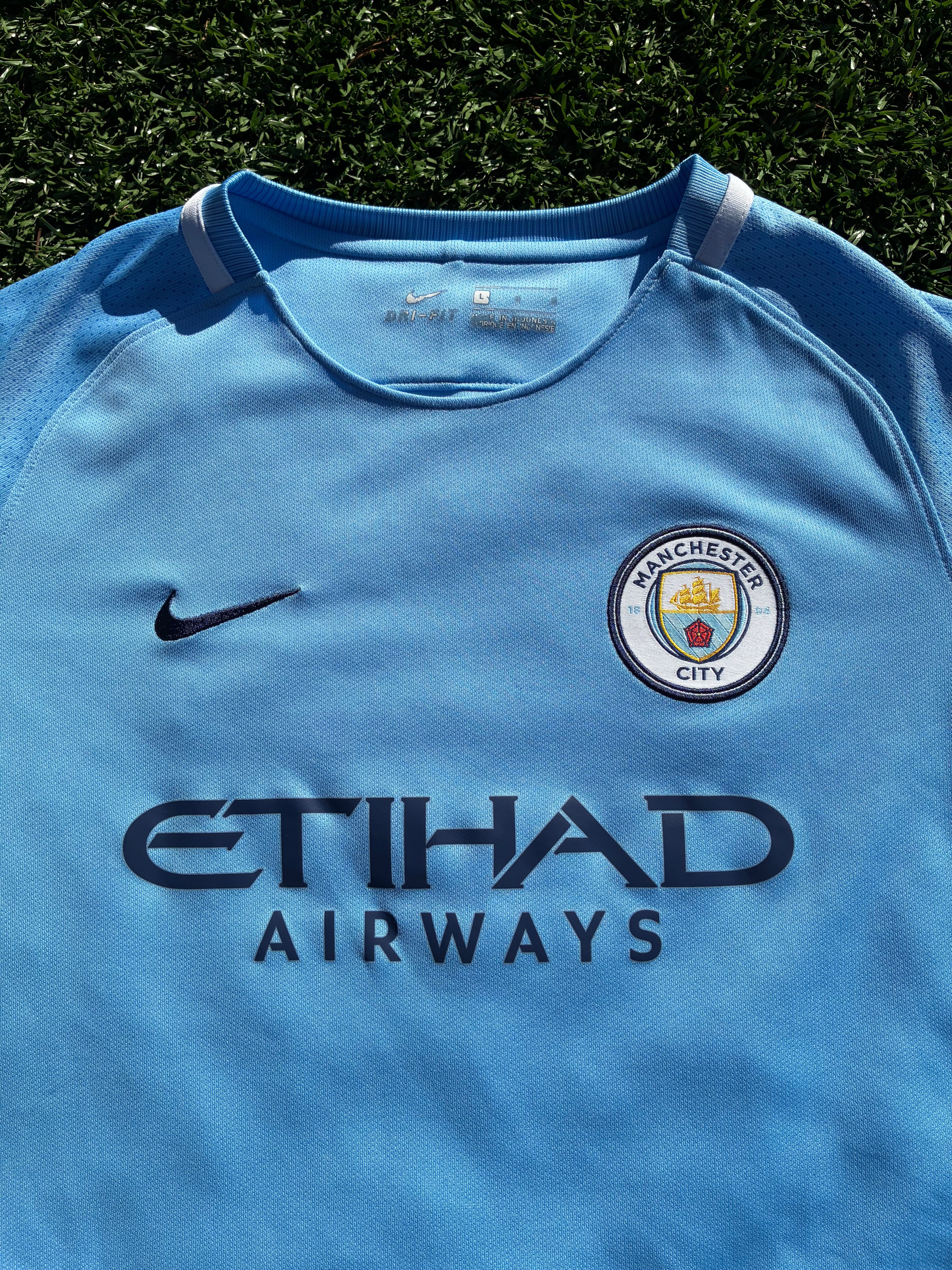 Nike Manchester City 17/18 Home Size Youth Large