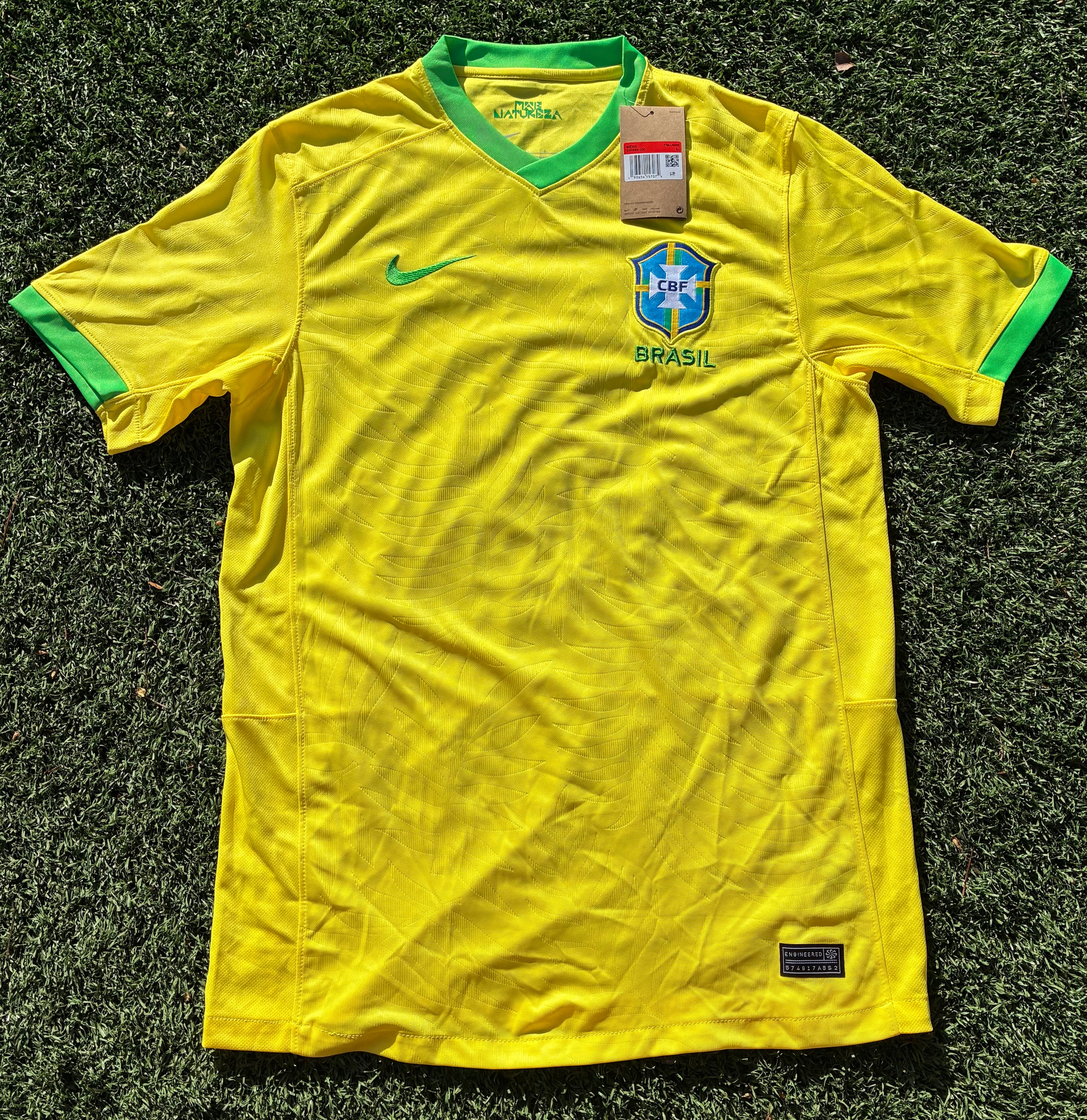 Replica Brazil Home Jersey Size Men's Large